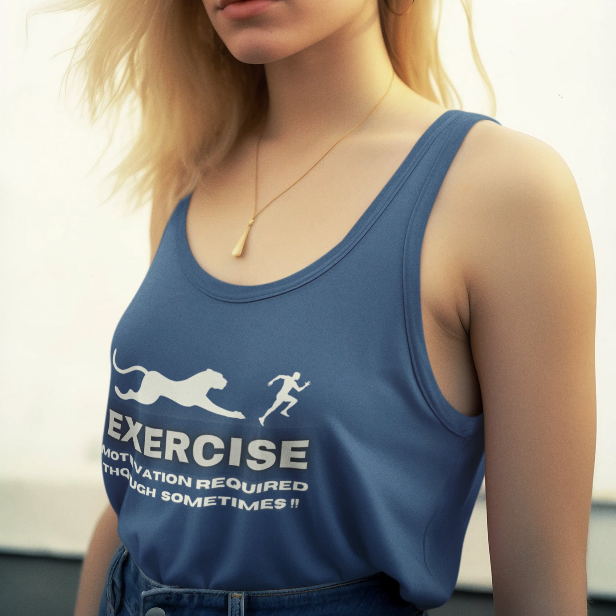 Exercise Women's Racerback slim fit Tank Top.