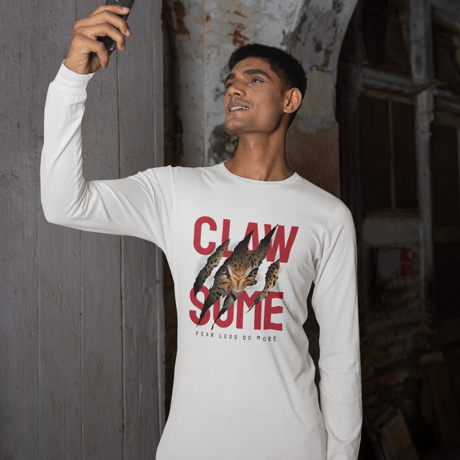 Men Ultra Cotton round neck classic fit Long Sleeve street wear Tee