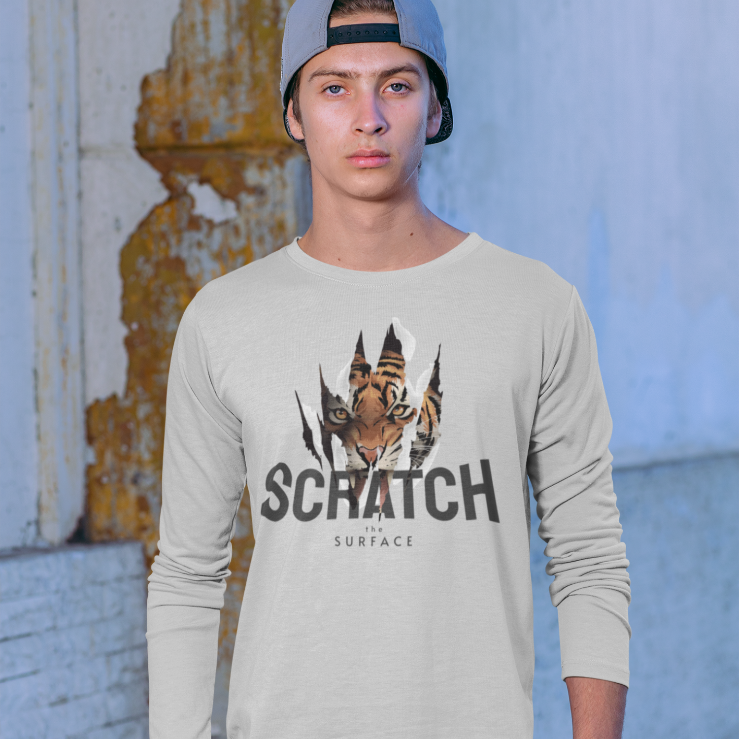 Men Ultra Cotton Long Sleeve round neck classic fit street wear T shirt