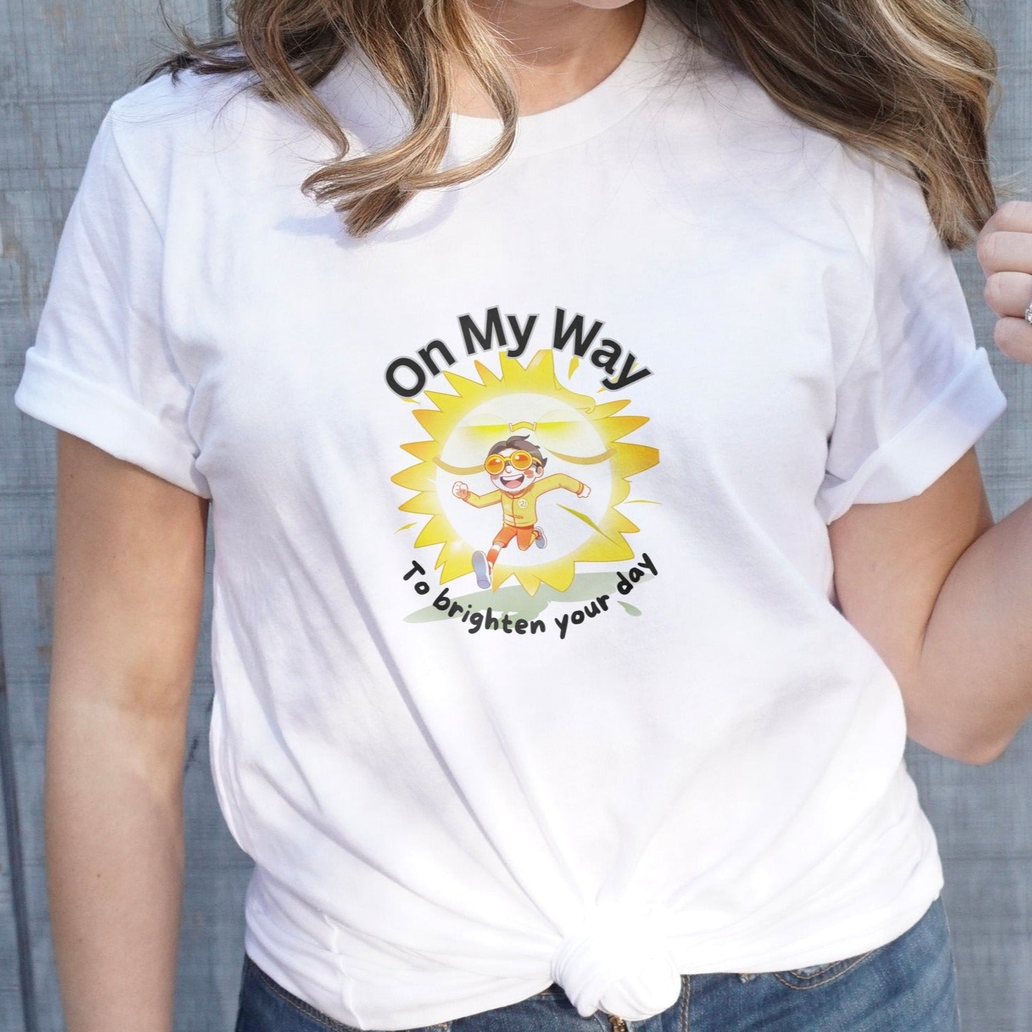 Sunny day vibes round neck T-Shirt for men women