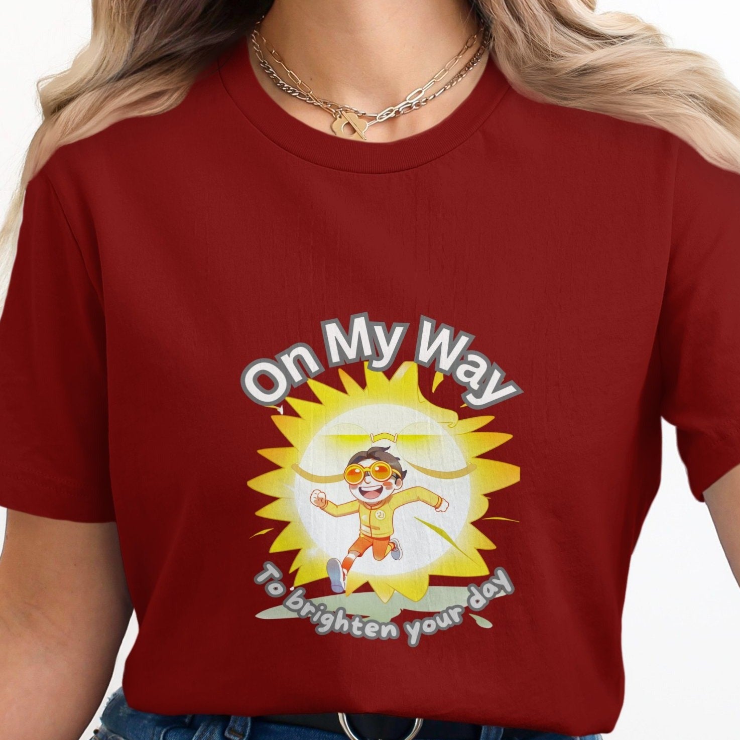 Sunny day vibes round neck T-Shirt for men women