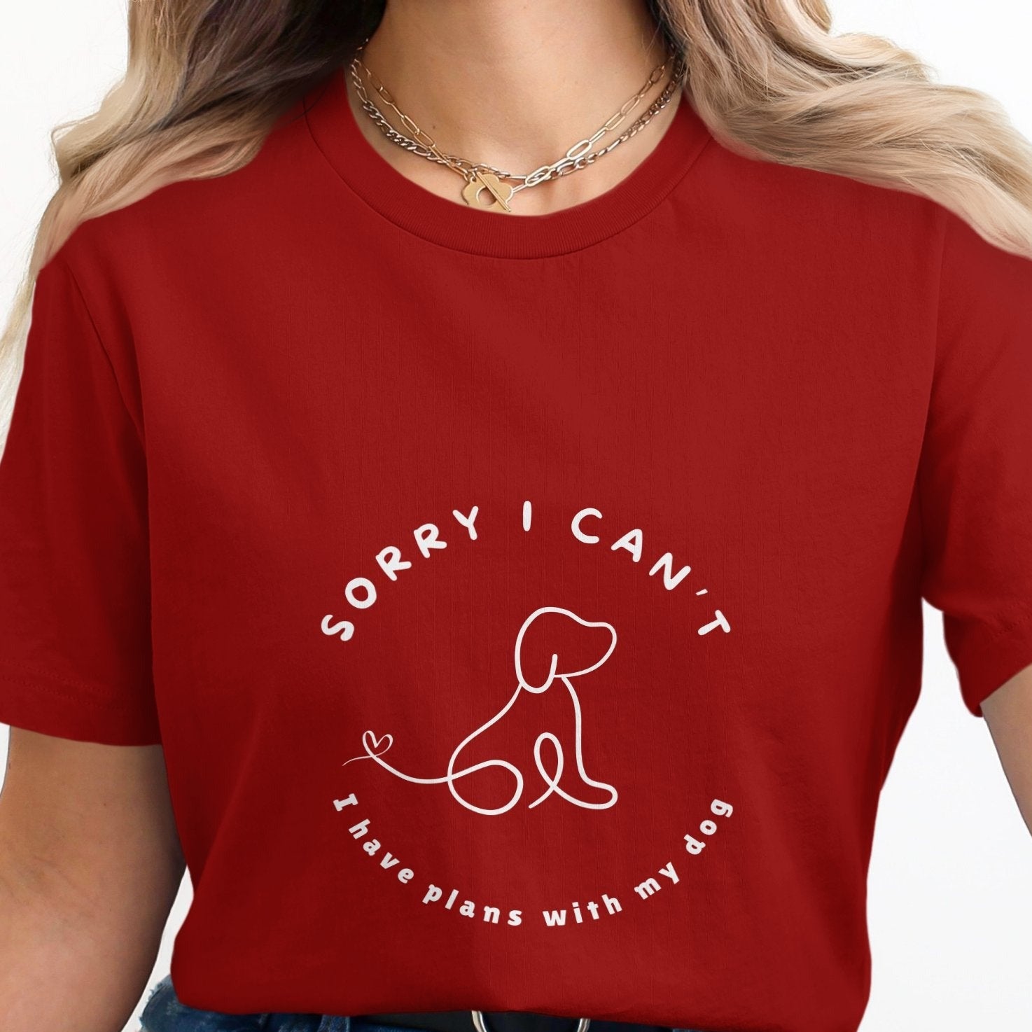 Dog lovers round neck Printed T-Shirt for men, women