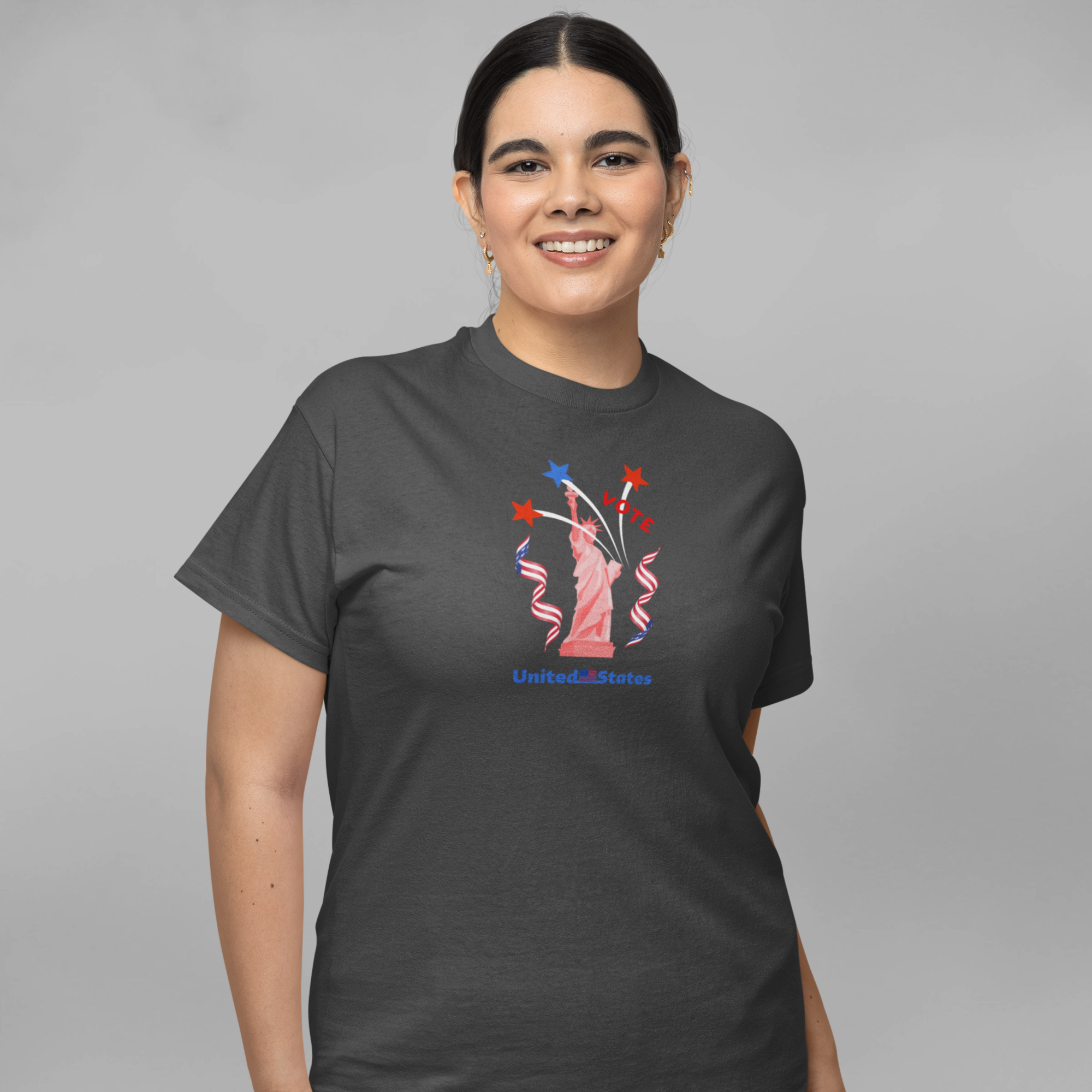 Vote America round neck classic fit T-Shirt for Women