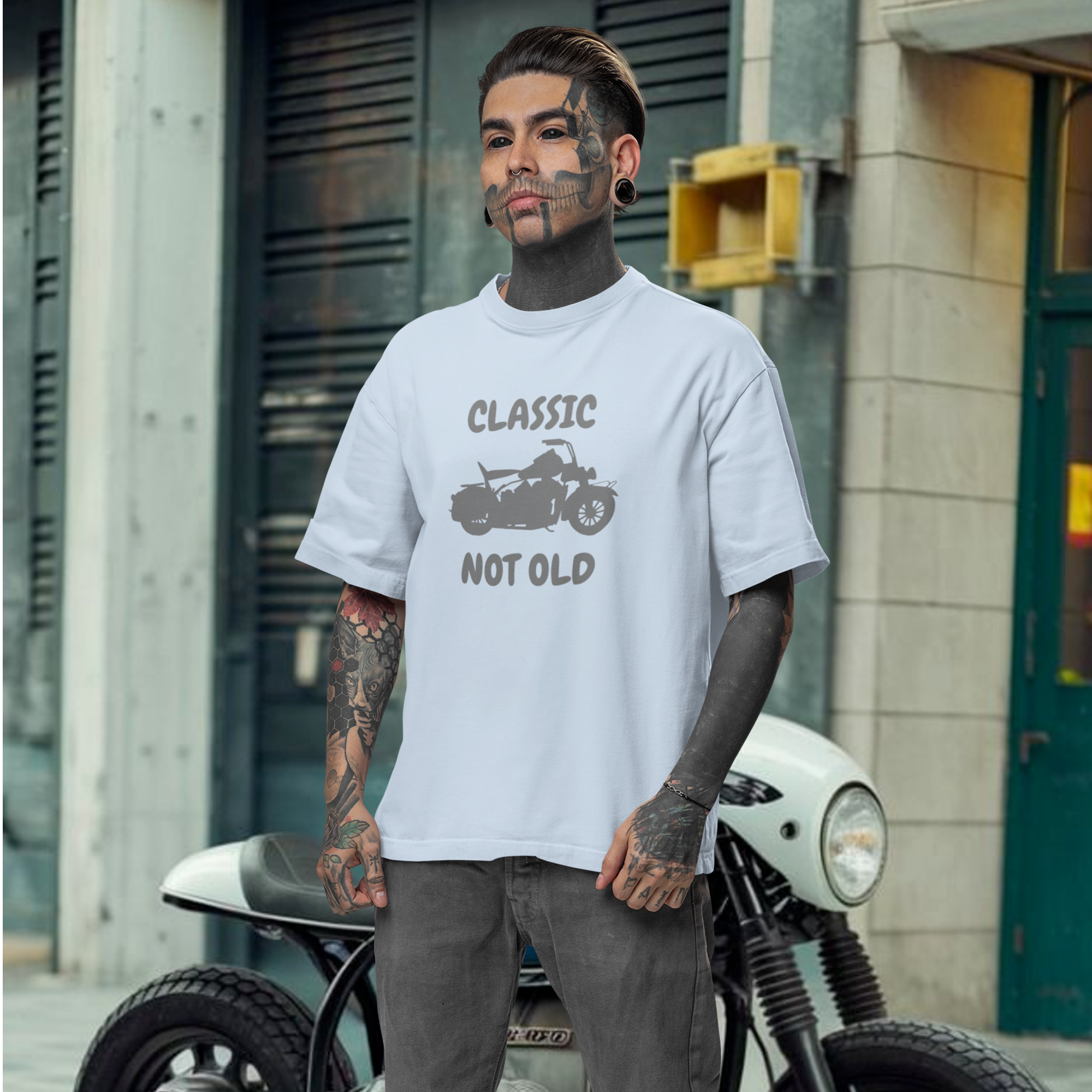 Men bike racing special graphic printed ultra-Cotton Tee