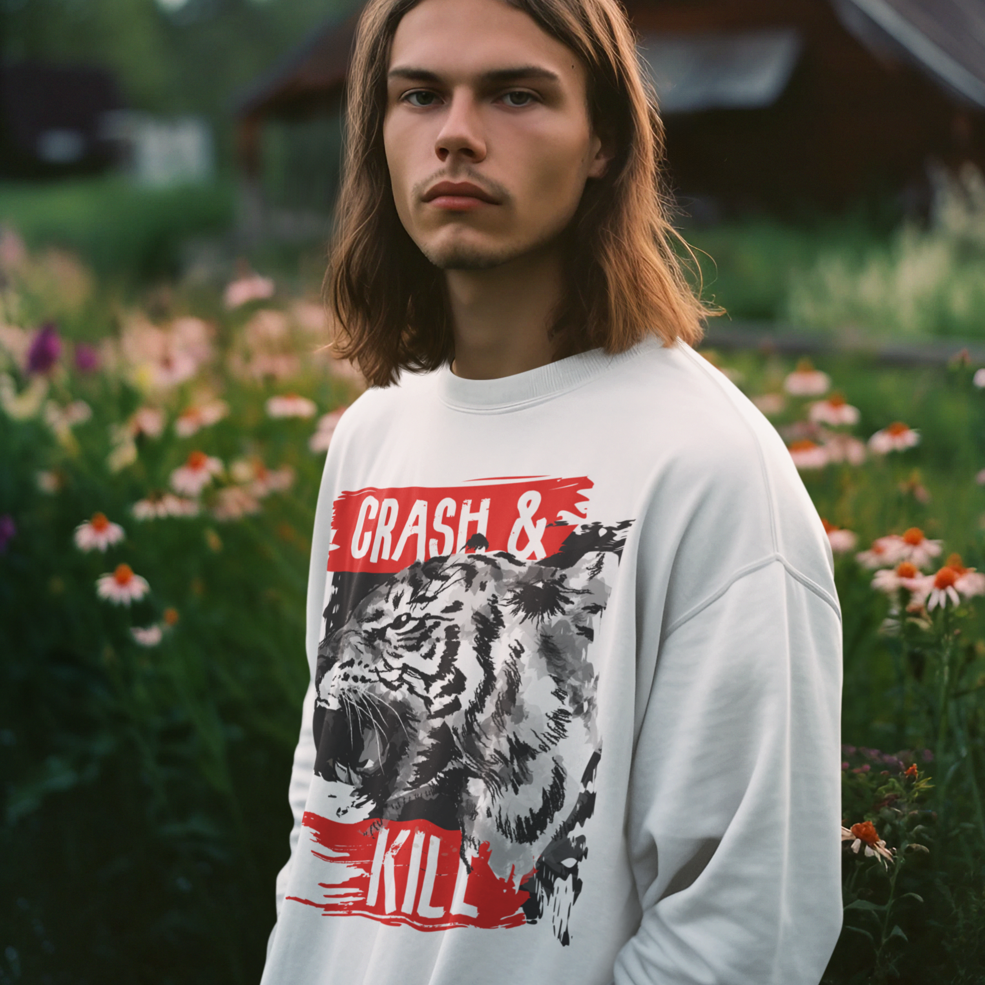 Street wear Round neck oversized Sweatshirt for Men