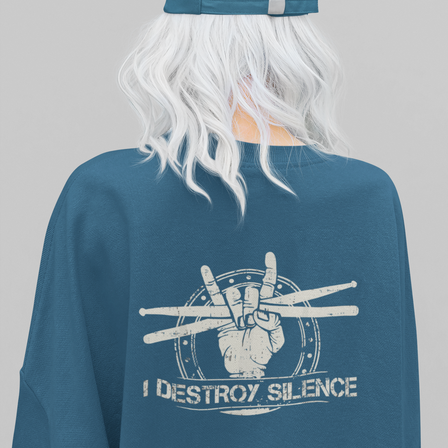 Round neck oversized streetwear Sweatshirt for women