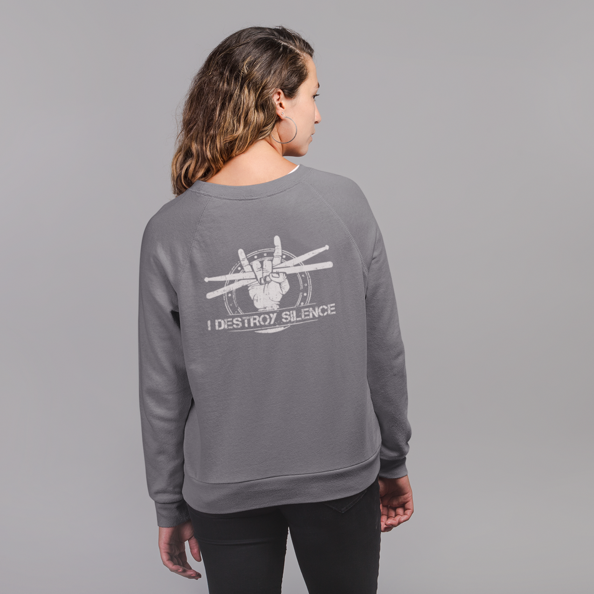 Round neck oversized streetwear Sweatshirt for women