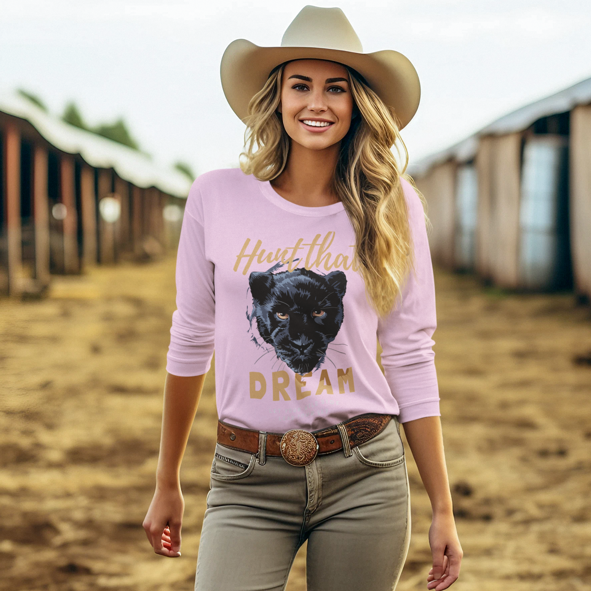 Women Ultra Cotton Long Sleeve round neck classic fit streetwear T shirt