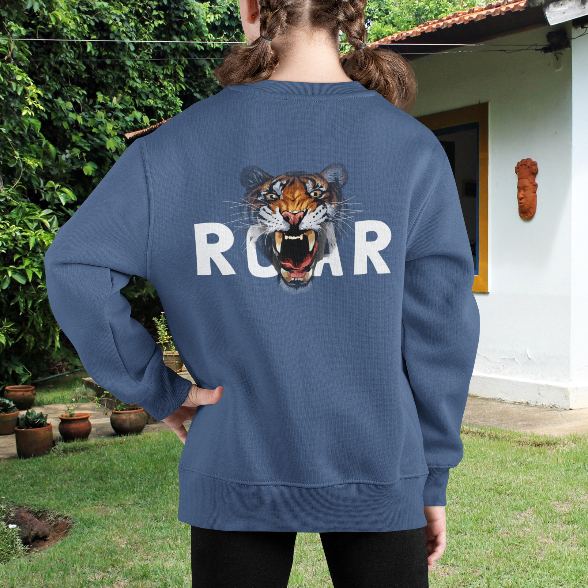 Round Neck oversized streetwear Sweatshirt for women