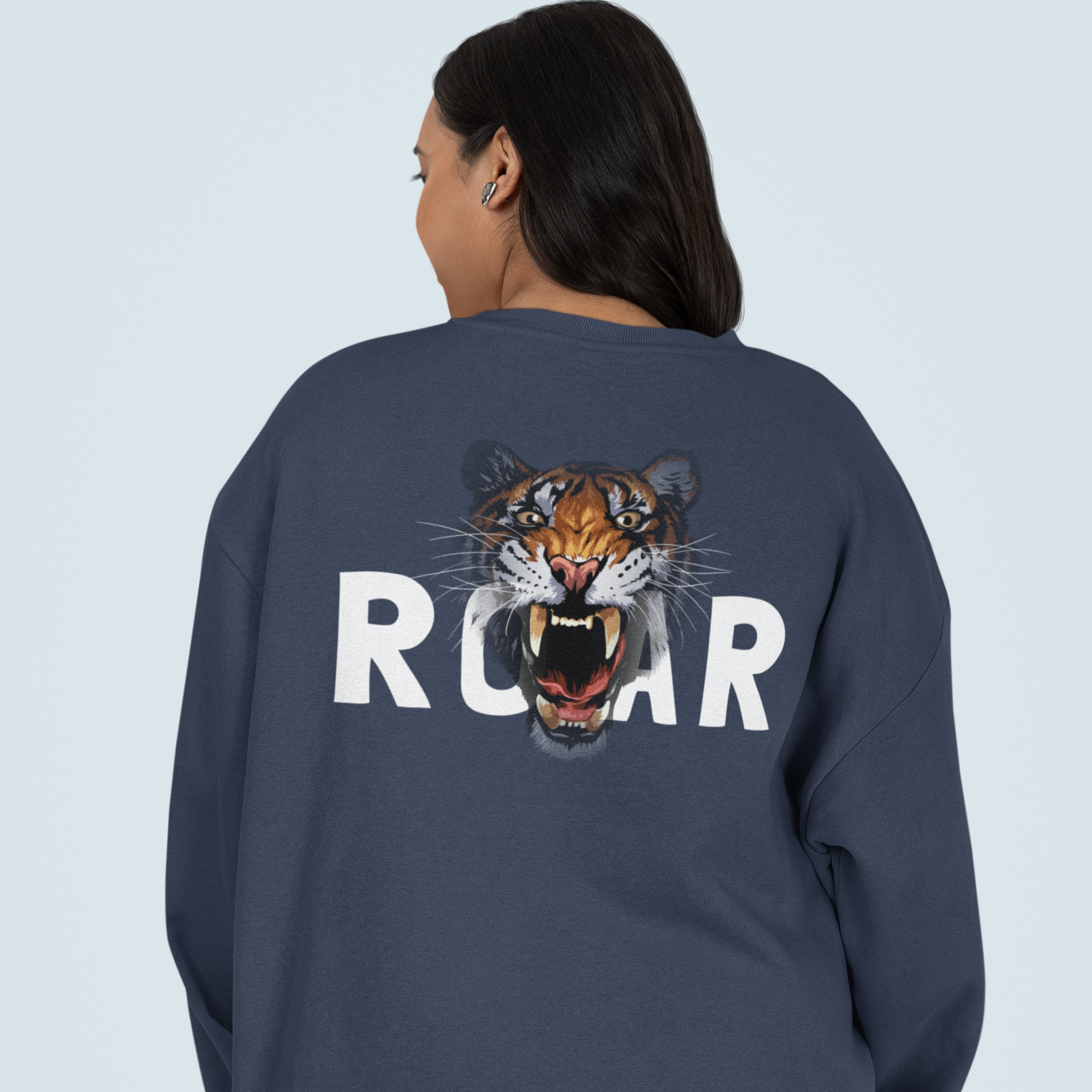 Round Neck oversized streetwear Sweatshirt for women