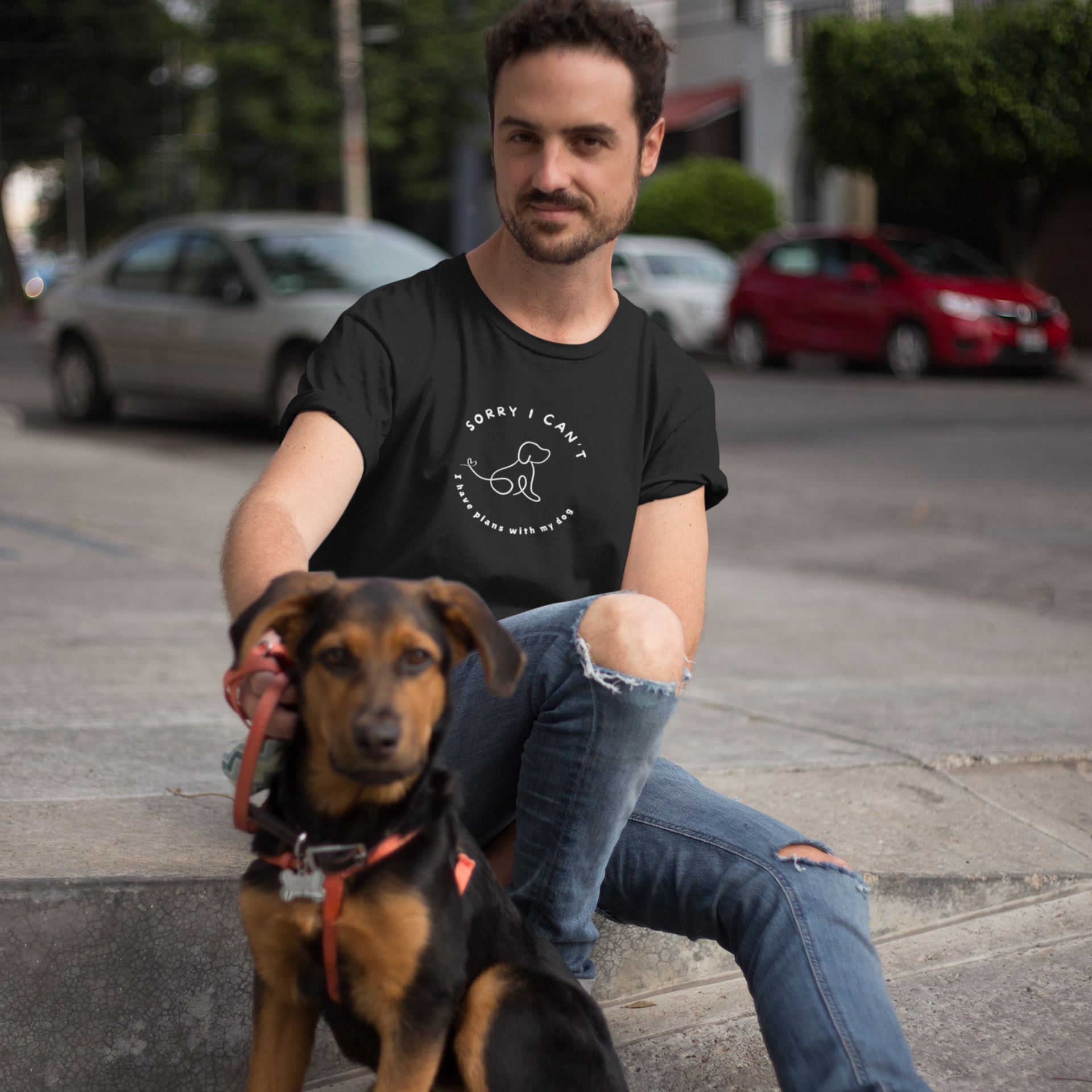 Dog lovers round neck Printed T-Shirt for men, women