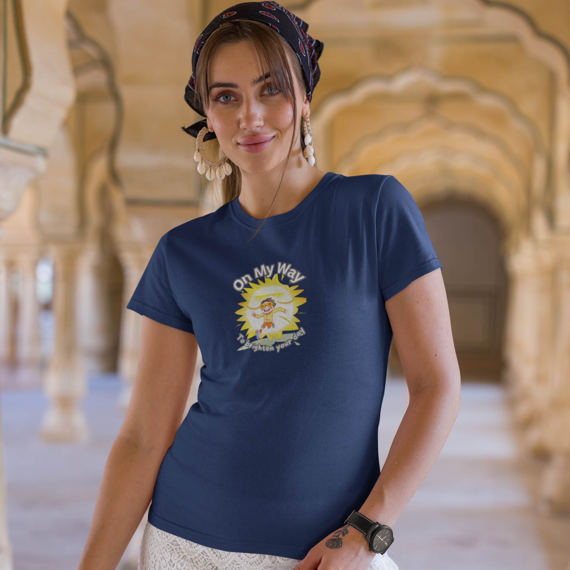 Sunny day vibes round neck T-Shirt for men women