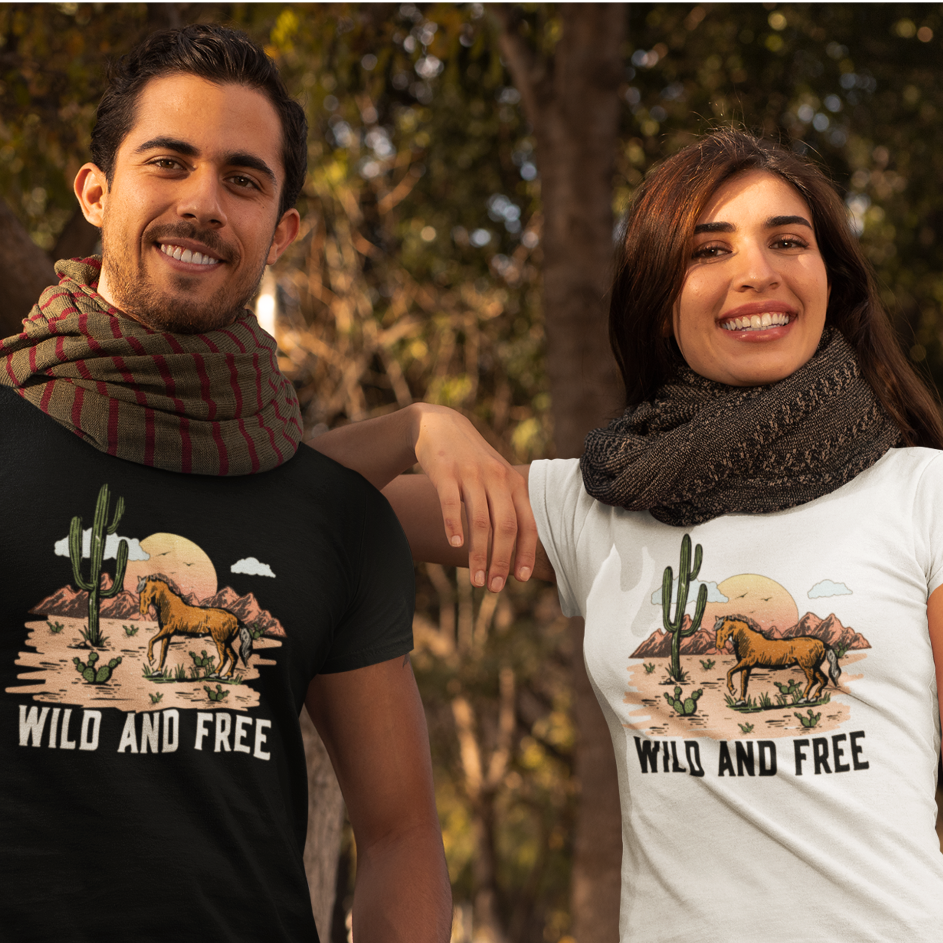 Western design Printed T-Shirt for men Women