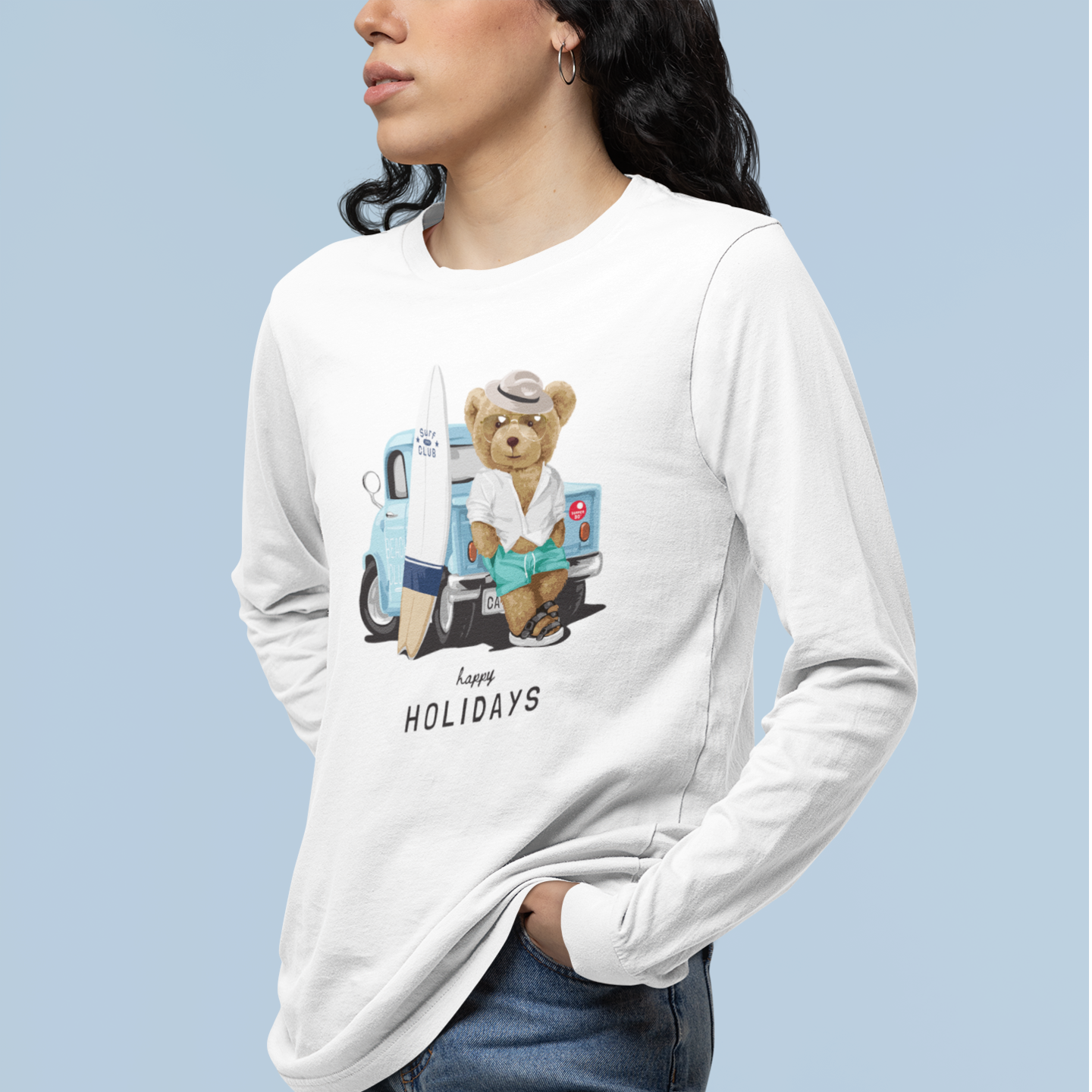 Women Ultra Cotton Long Sleeve round neck classic fit streetwear T shirt