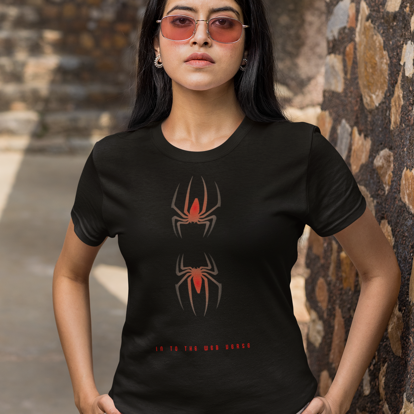 Spider Graphic Unisex Heavy Cotton Tee | Unique Gift for Fans, Casual Wear, Halloween, Graphic T-Shirt, Comfortable Style