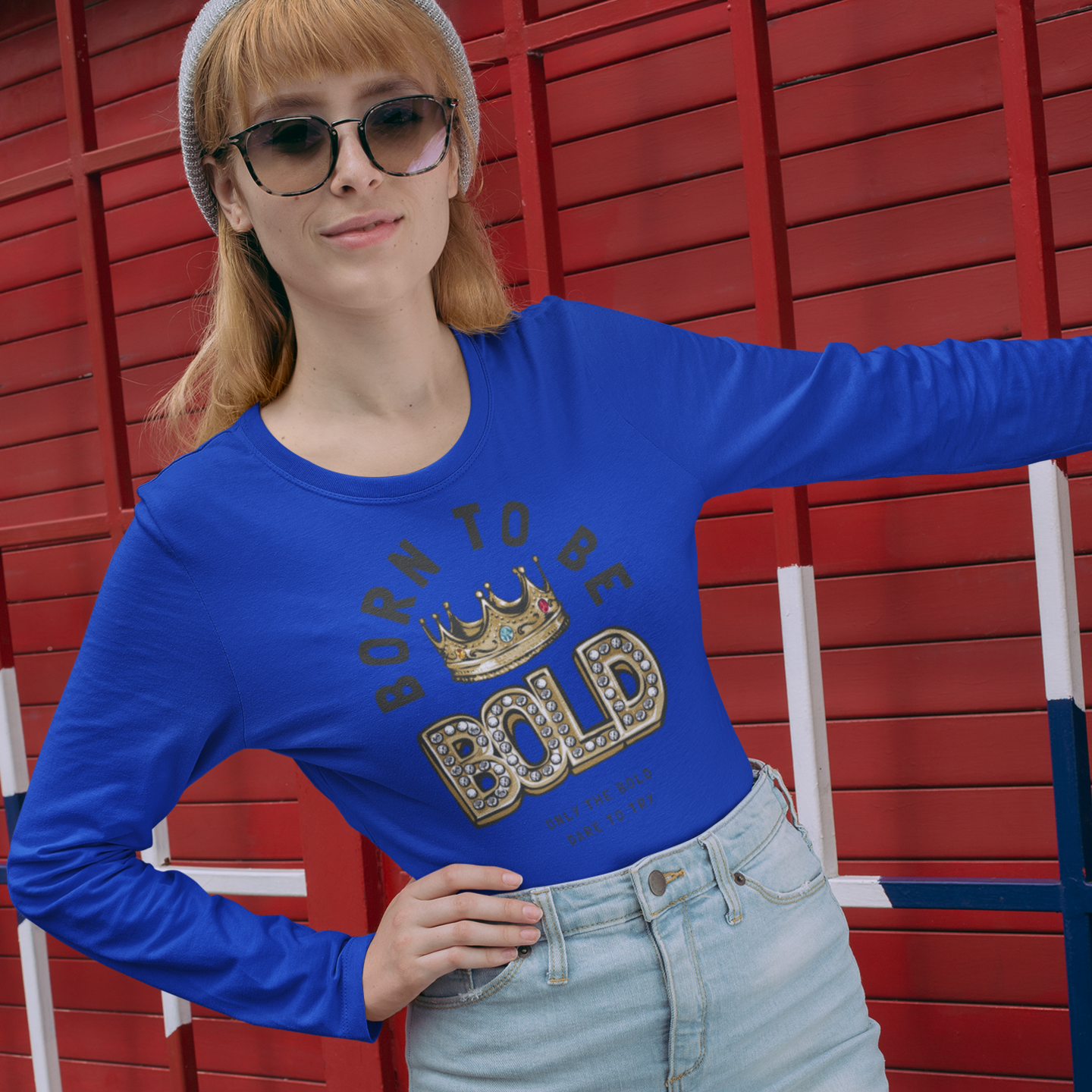 Women Ultra Cotton Long Sleeve round neck classic fit streetwear T shirt