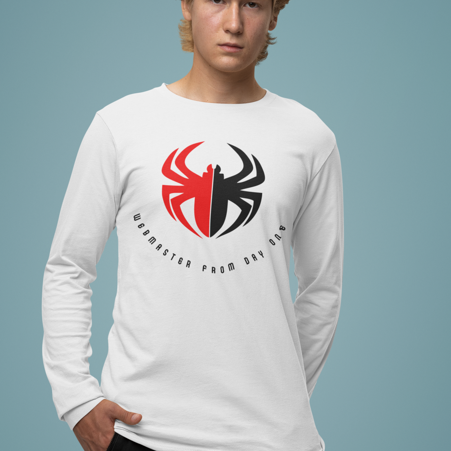 Webmaster Full Sleeve Round Neck Tshirt for Men