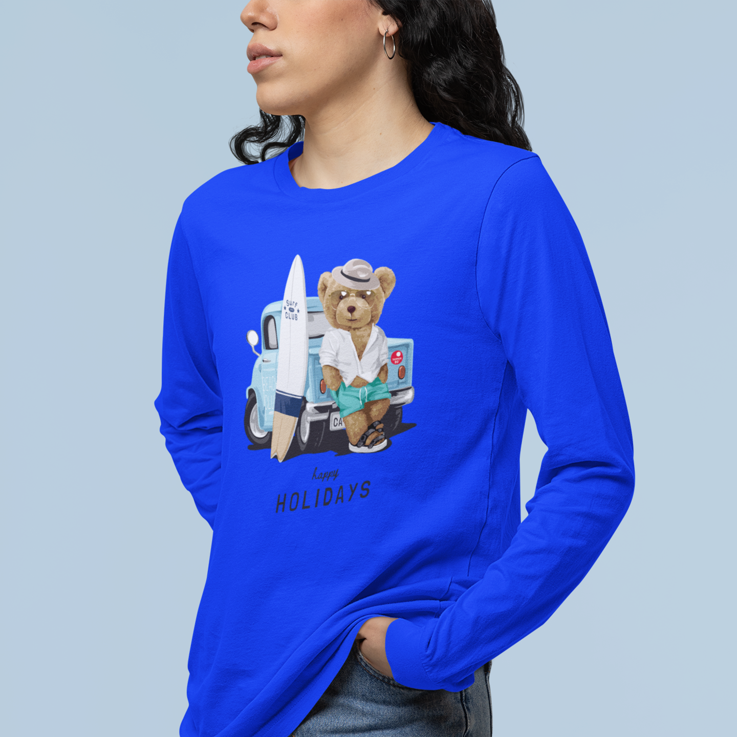 Women Ultra Cotton Long Sleeve round neck classic fit streetwear T shirt