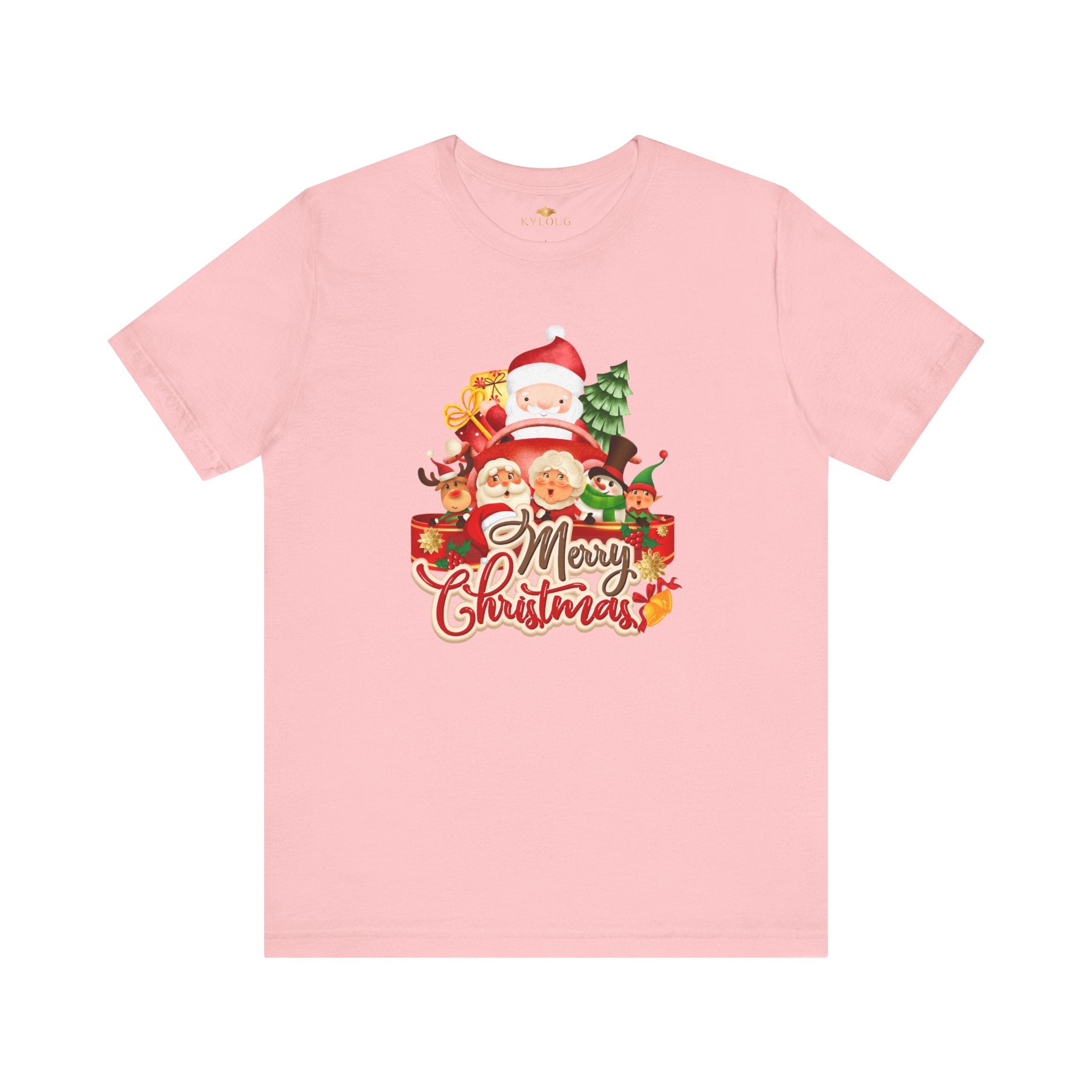 Women Christmas season special half sleeve round neck Tee