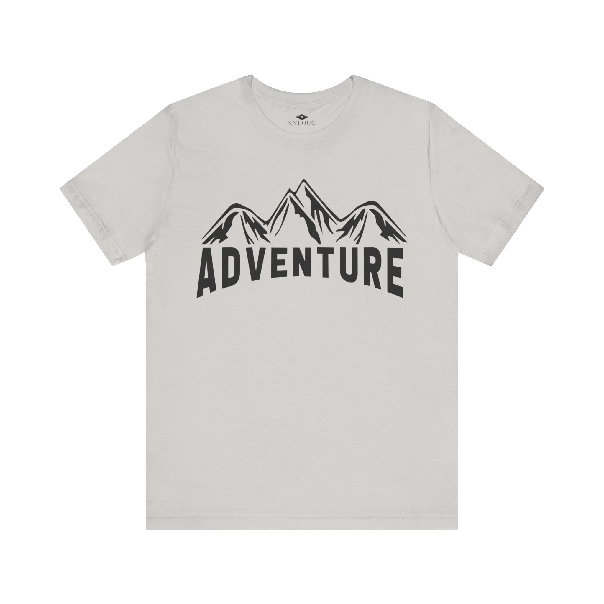 Adventure Text Printed round neck T-Shirt for women, men