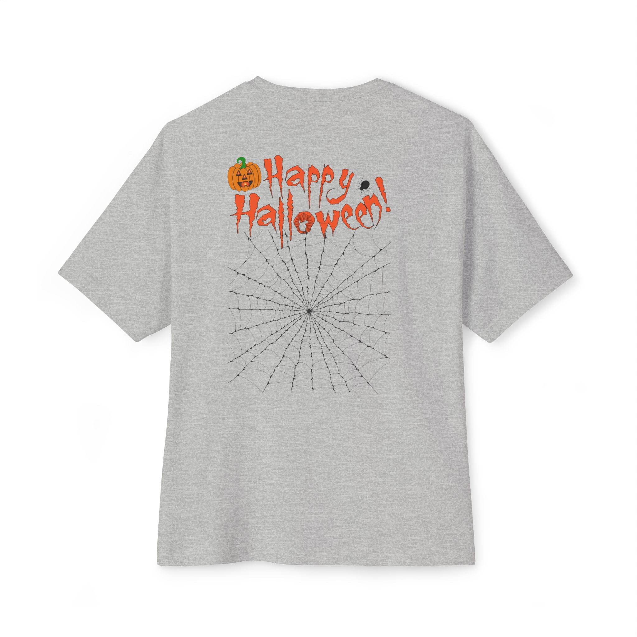 Halloween special back printed oversized round neck t shirt for Men