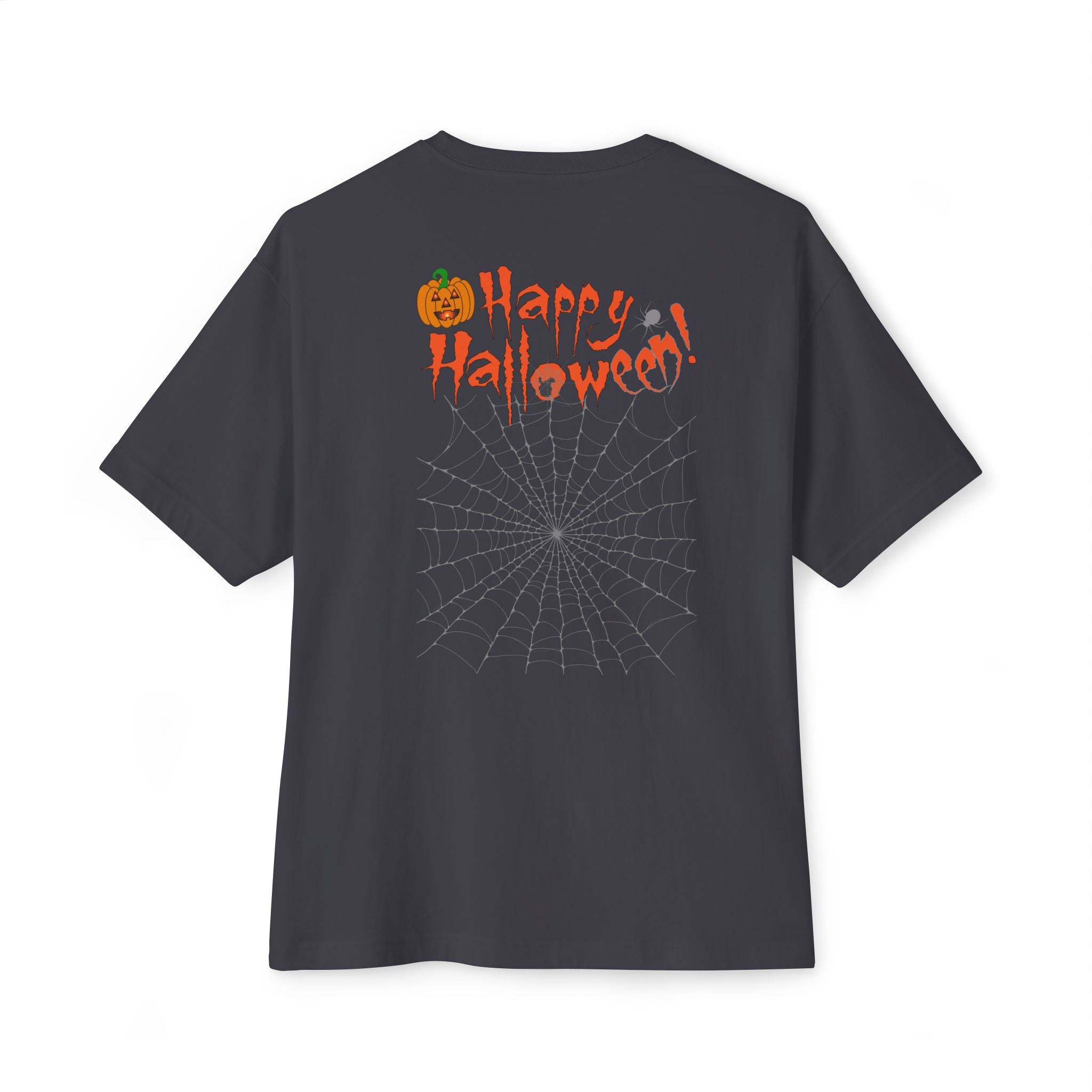 Halloween special back printed oversized round neck t shirt for Men