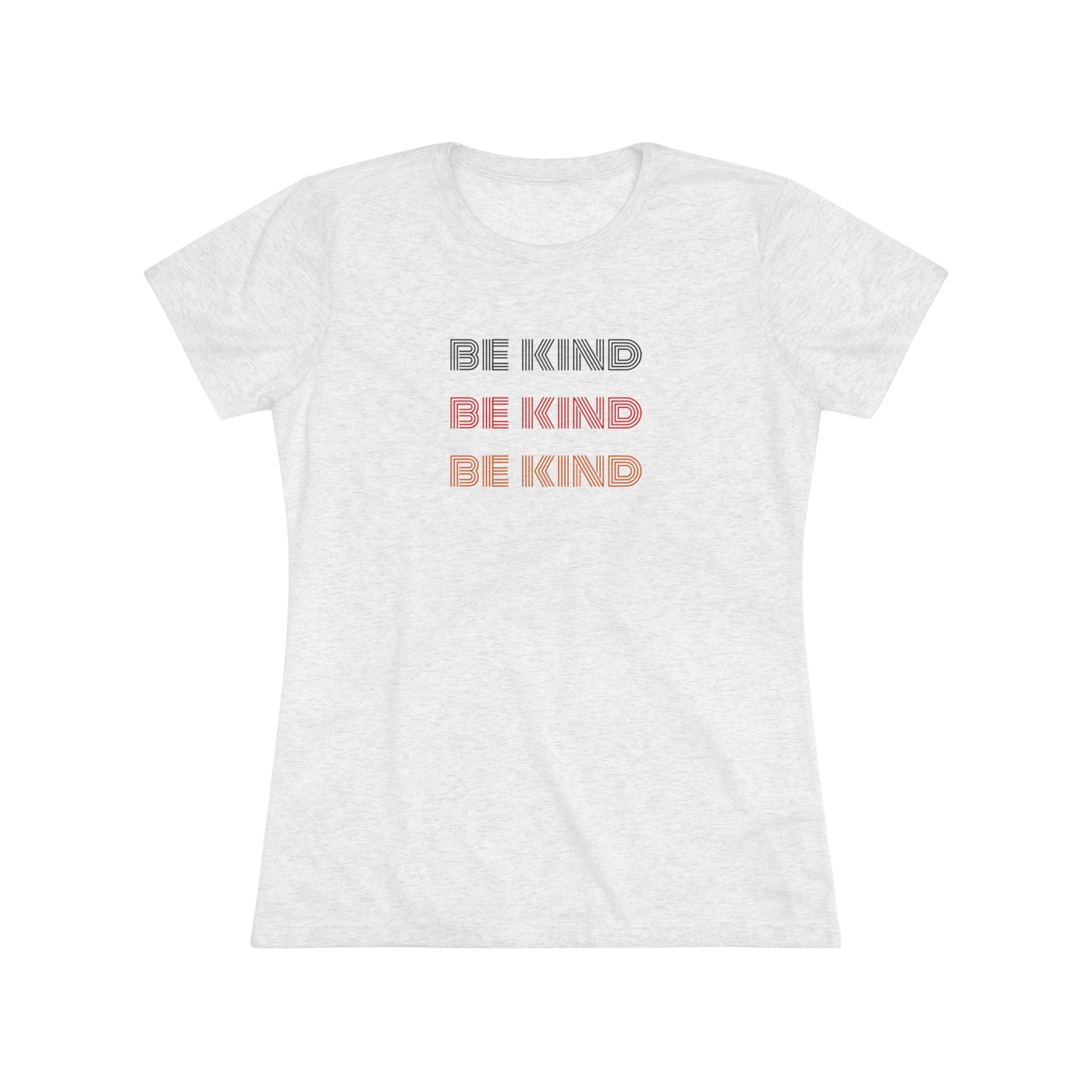 Women round neck slim fit text printed T-shirt