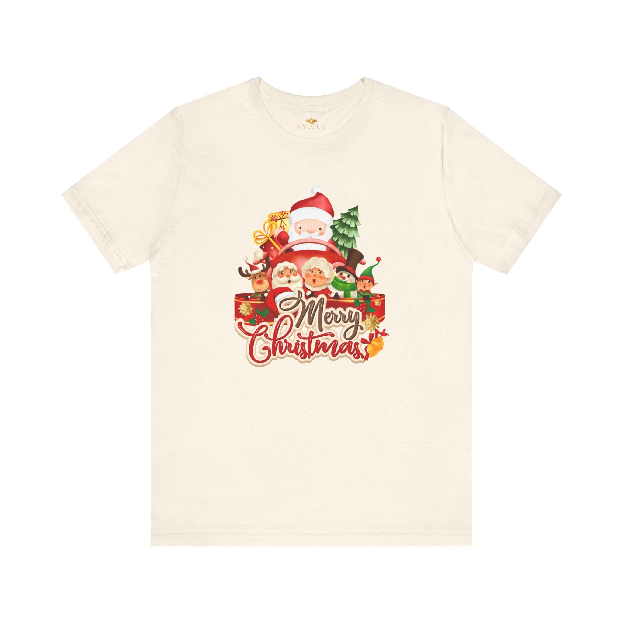 Women Christmas season special half sleeve round neck Tee