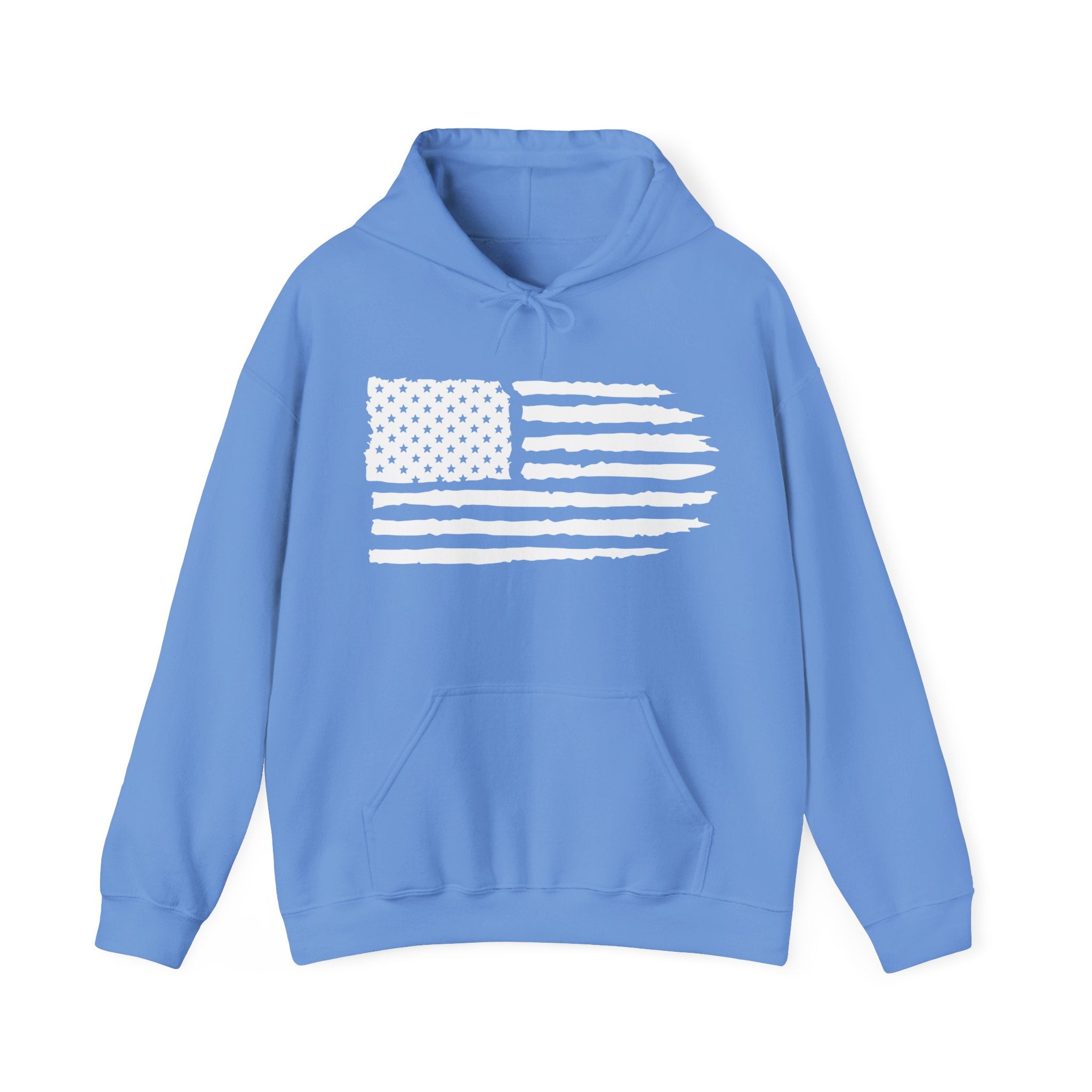 USA Flag Design Unique Men Hooded Sweatshirt