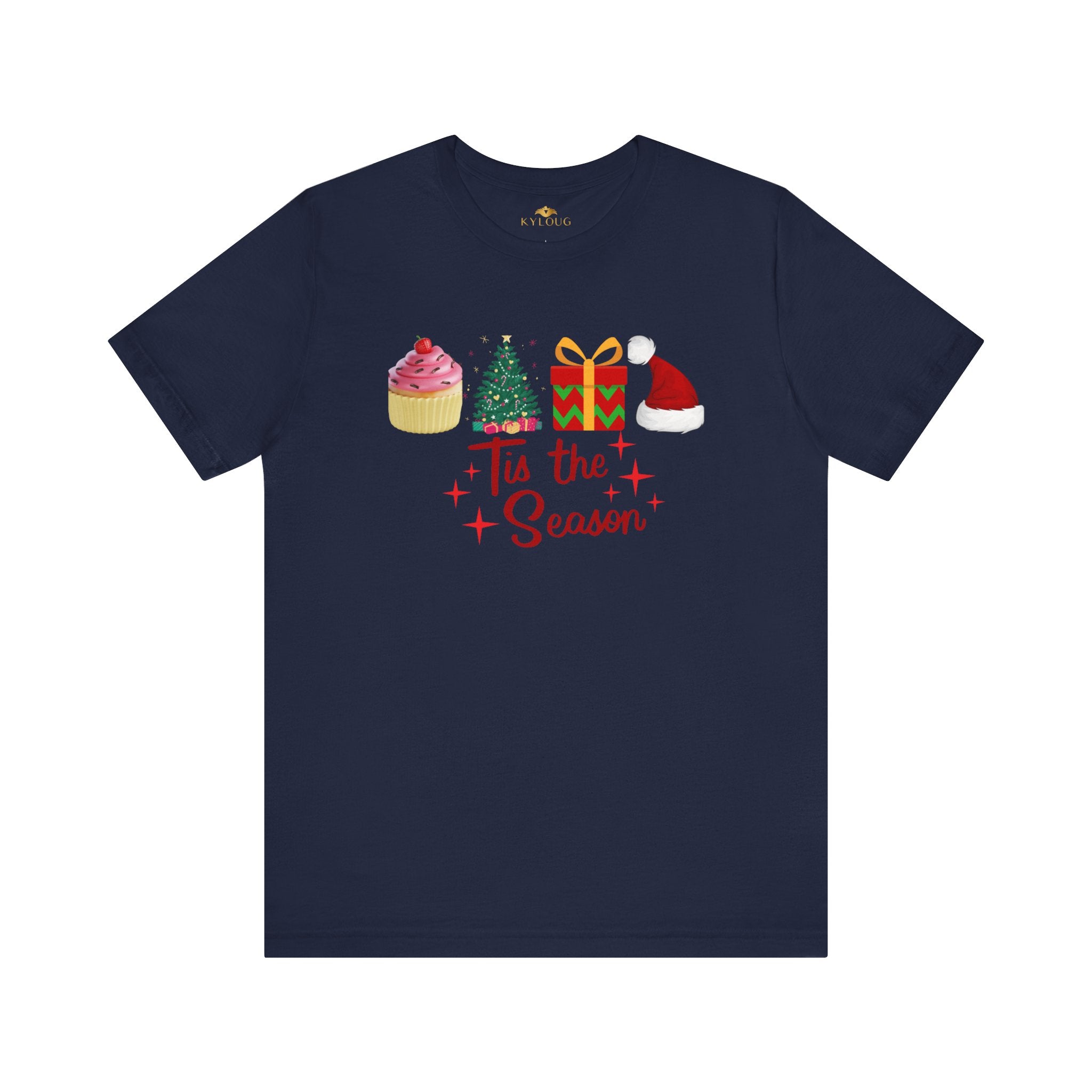 Women Christmas season special half sleeve round neck Tee