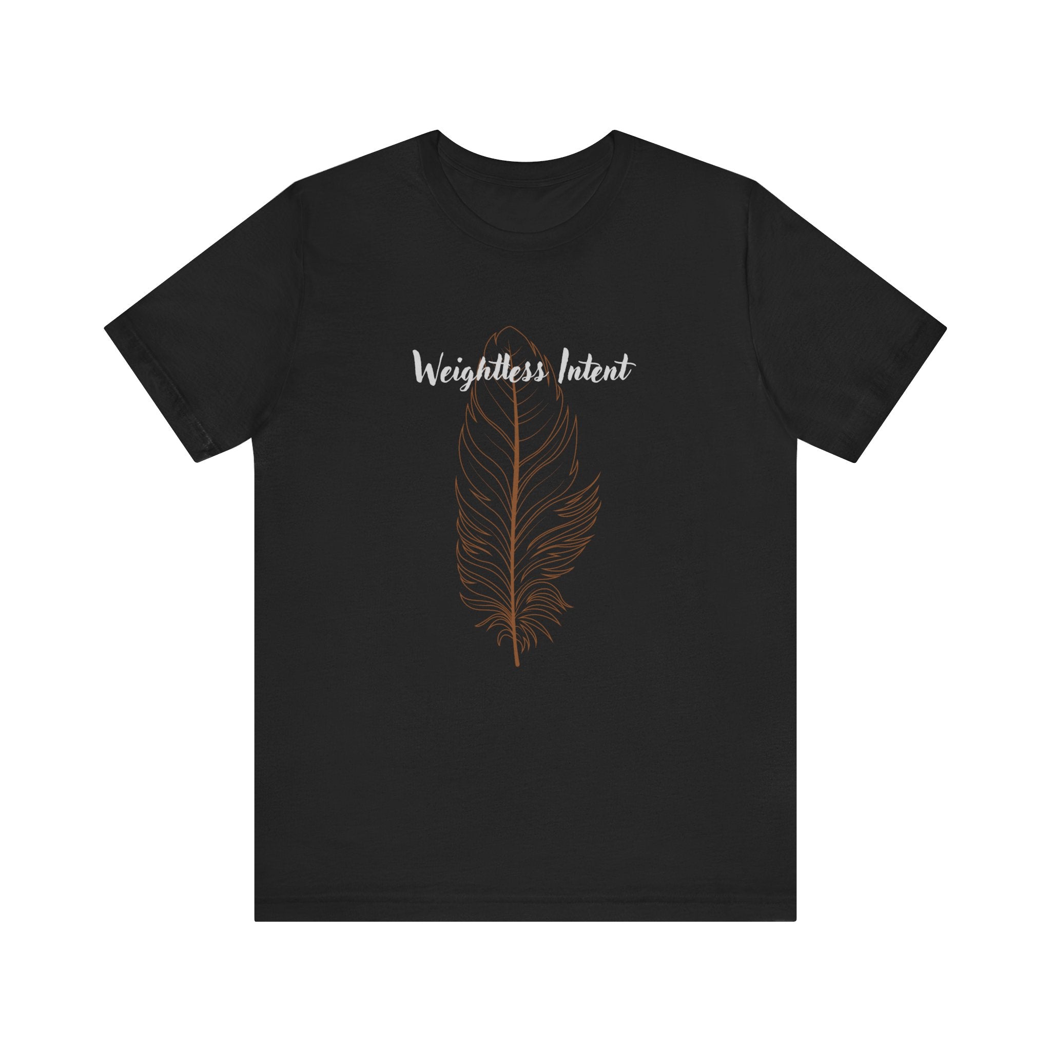 Boho Feather slim fit round neck short sleeve Graphic t shirt for women