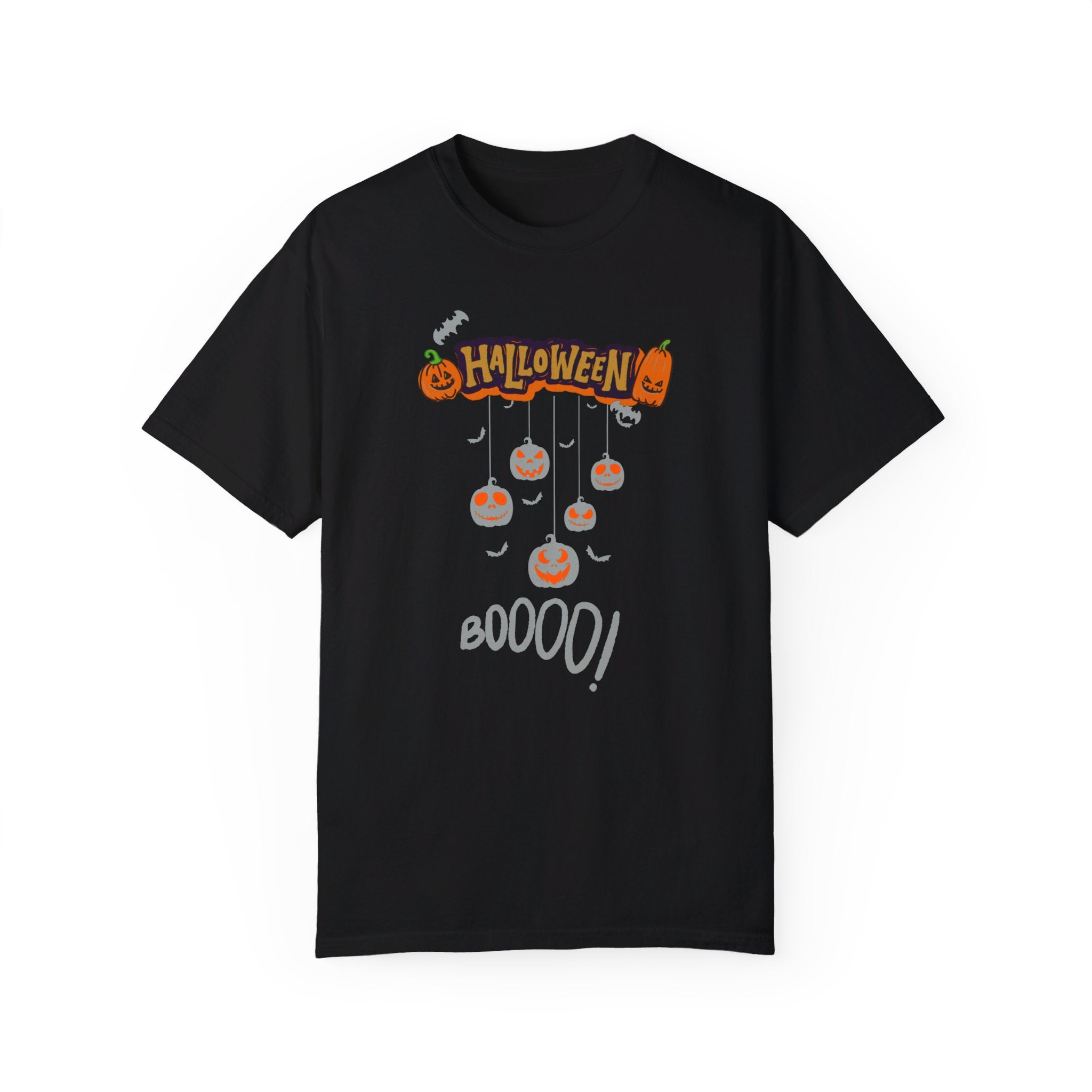 Halloween special printed comfort fit round neck t shirt for men.