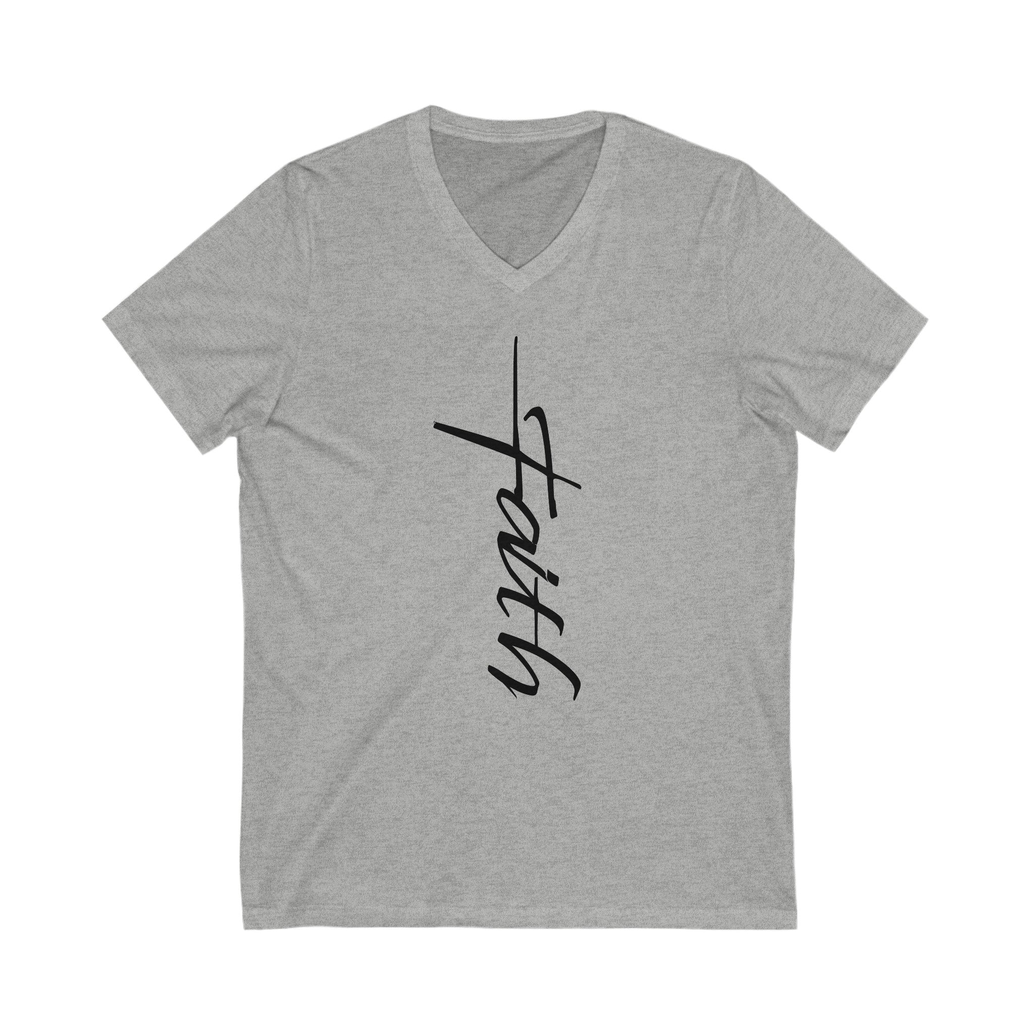 Women Short Sleeve V-Neck T shirt