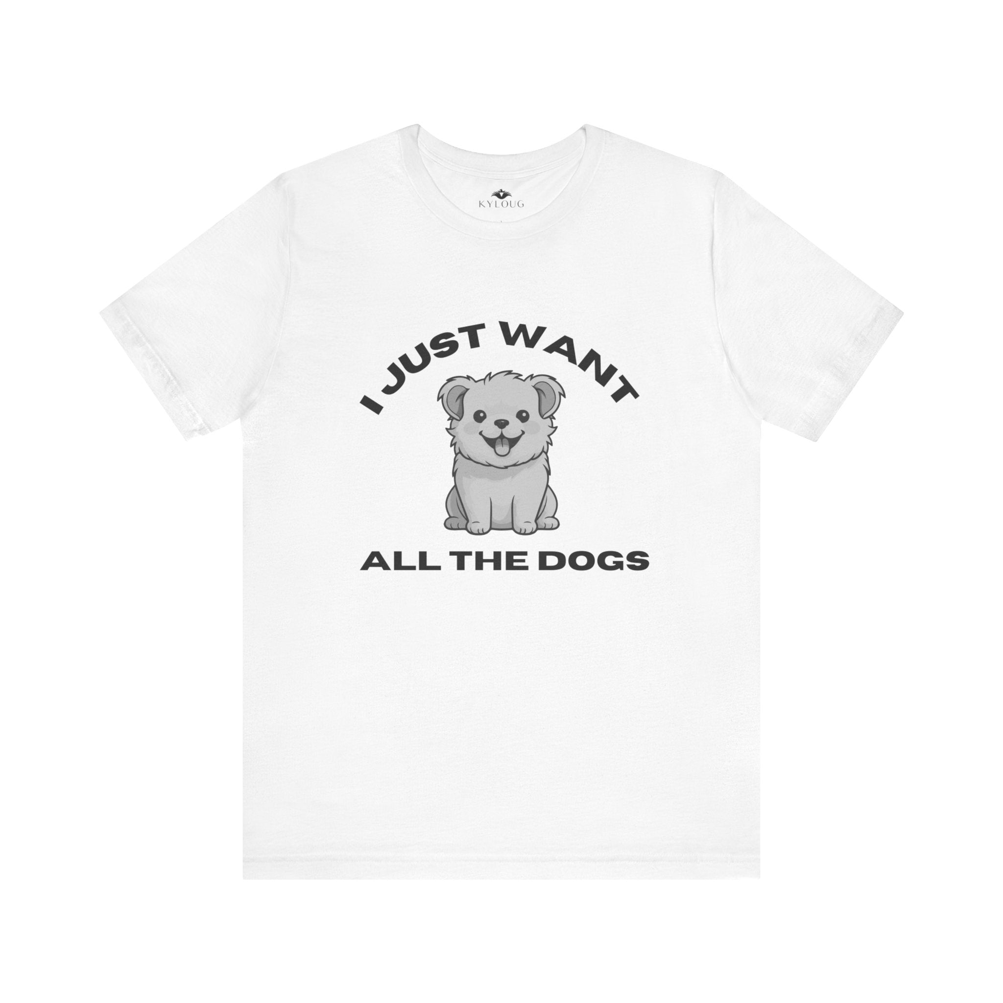 Round neck slim fit,short sleeve T-Shirt for dog/ pet lovers men women.