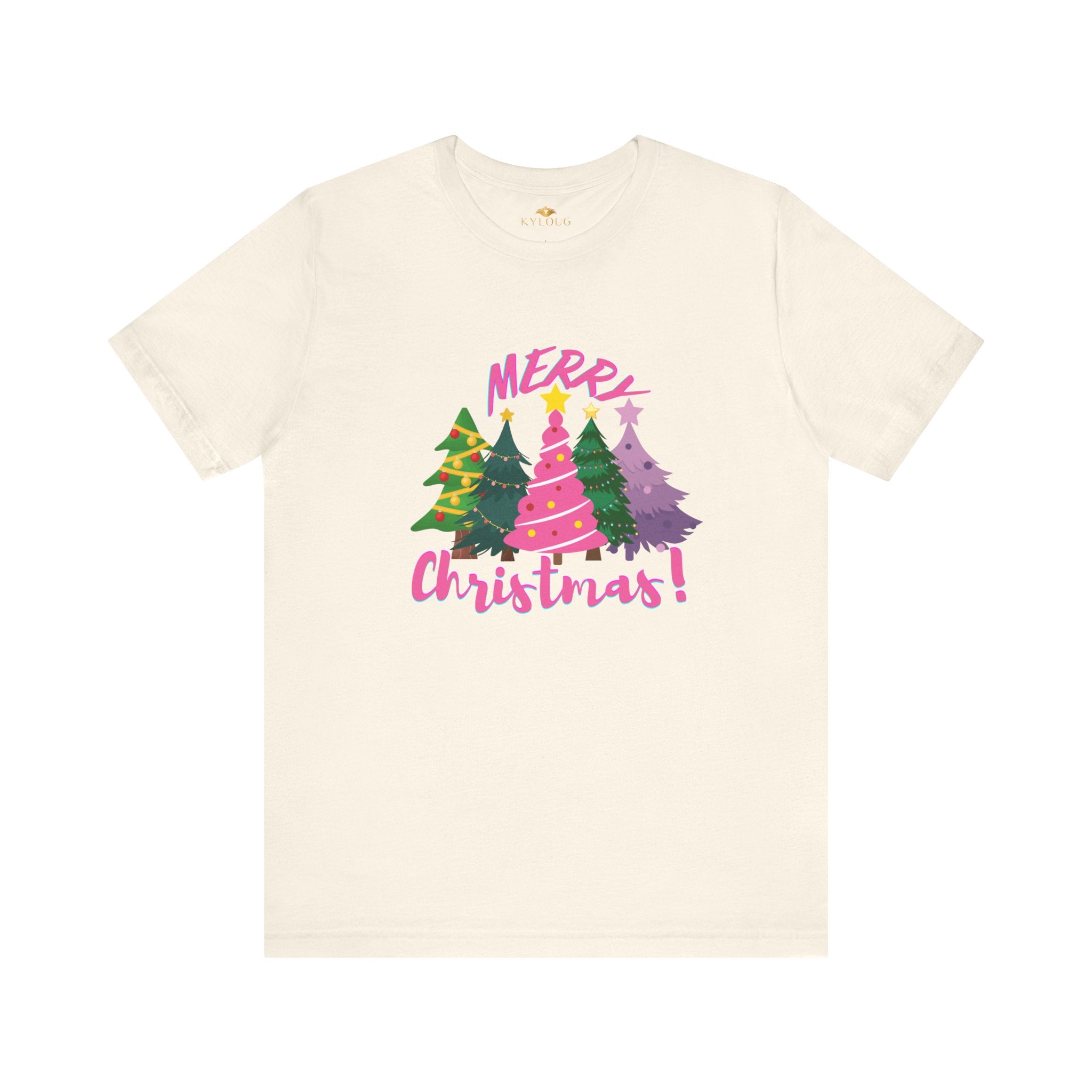 Women Christmas season special half sleeve round neck Tee