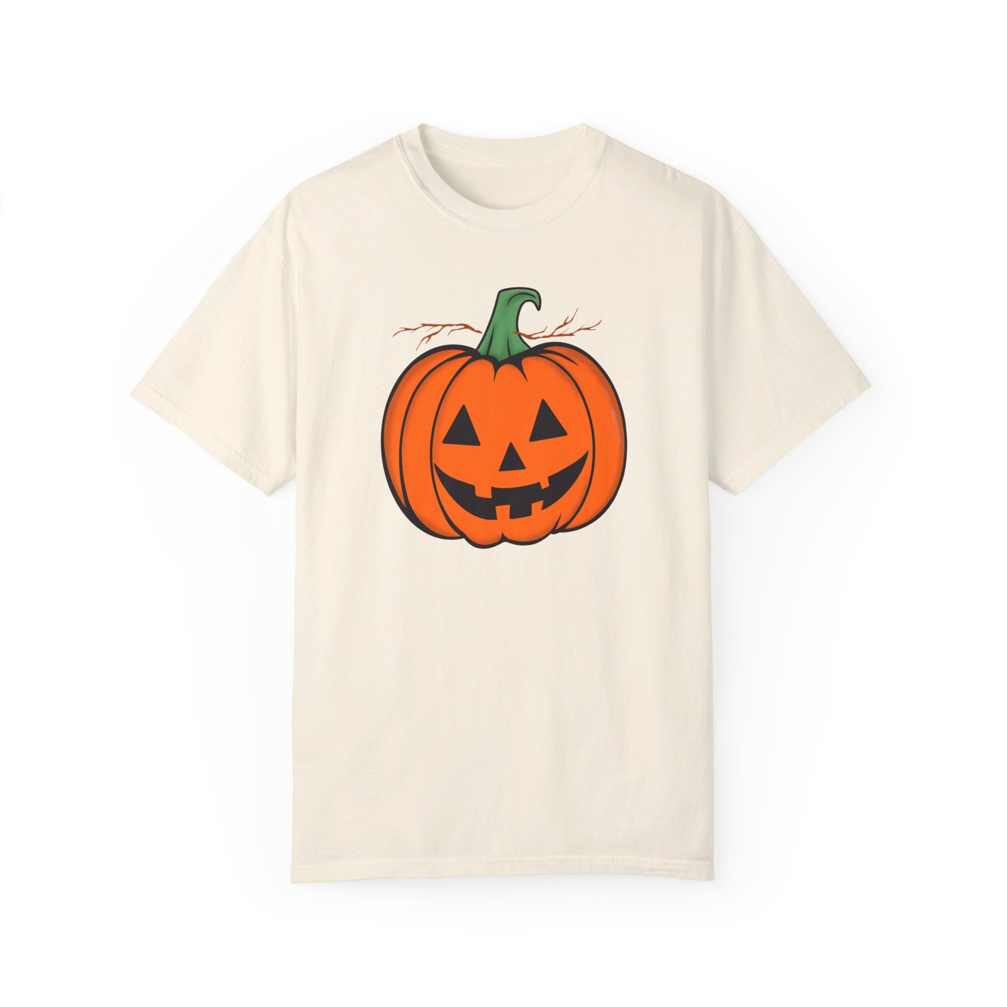 Halloween special printed comfort fit round neck t shirt for men.