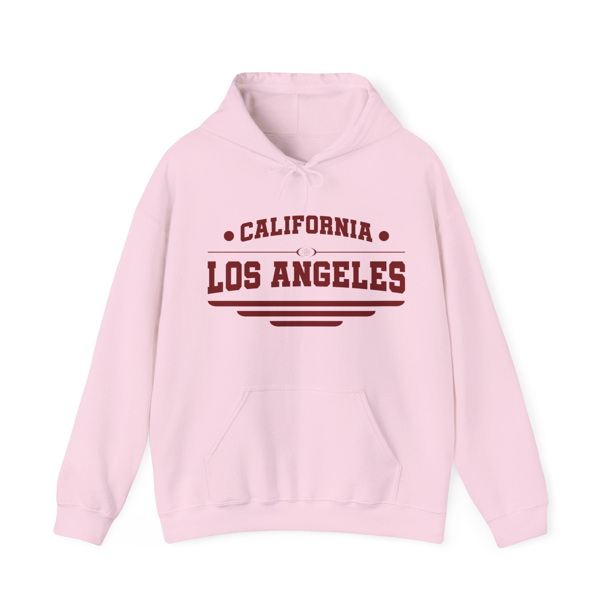 California Los Angles Text Printed Hoodie for women