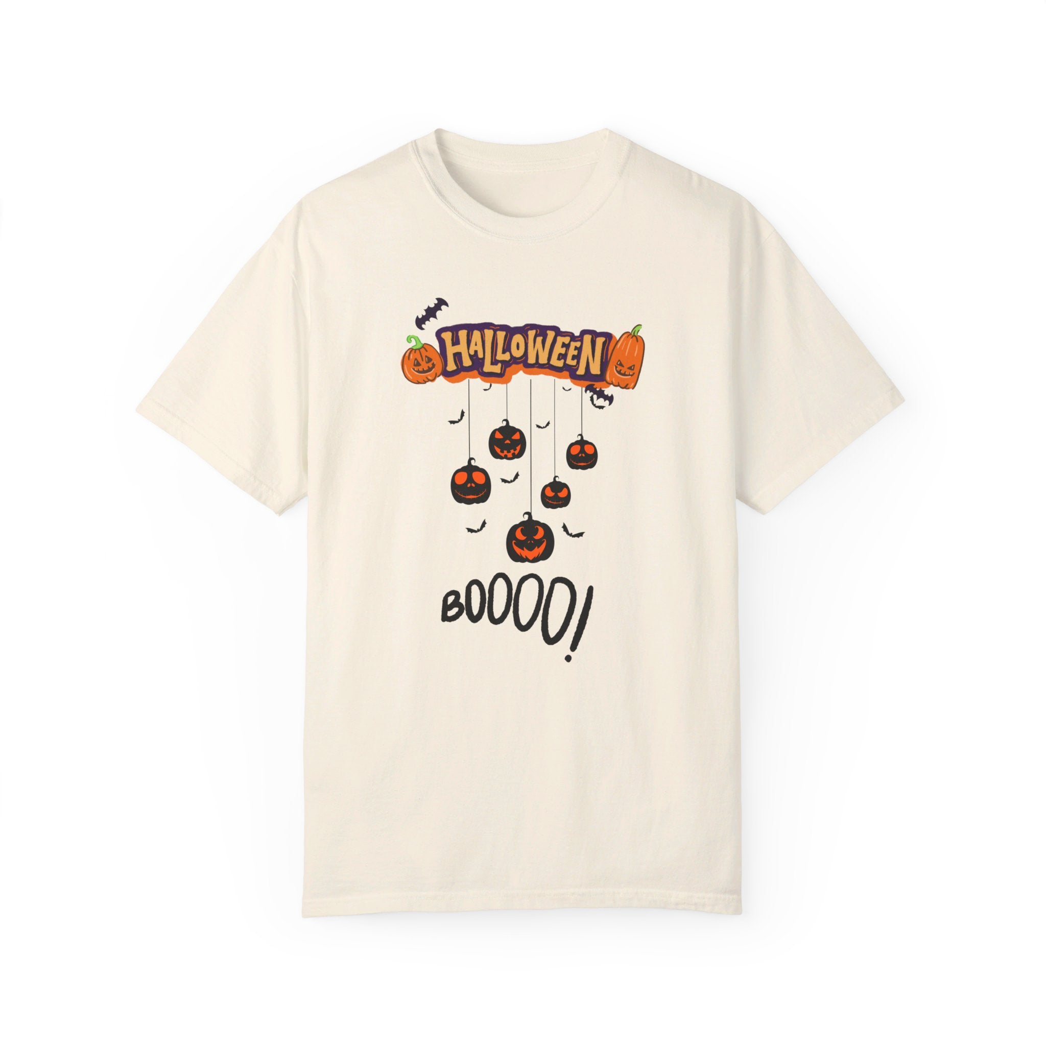 Halloween special printed comfort fit round neck t shirt for men.