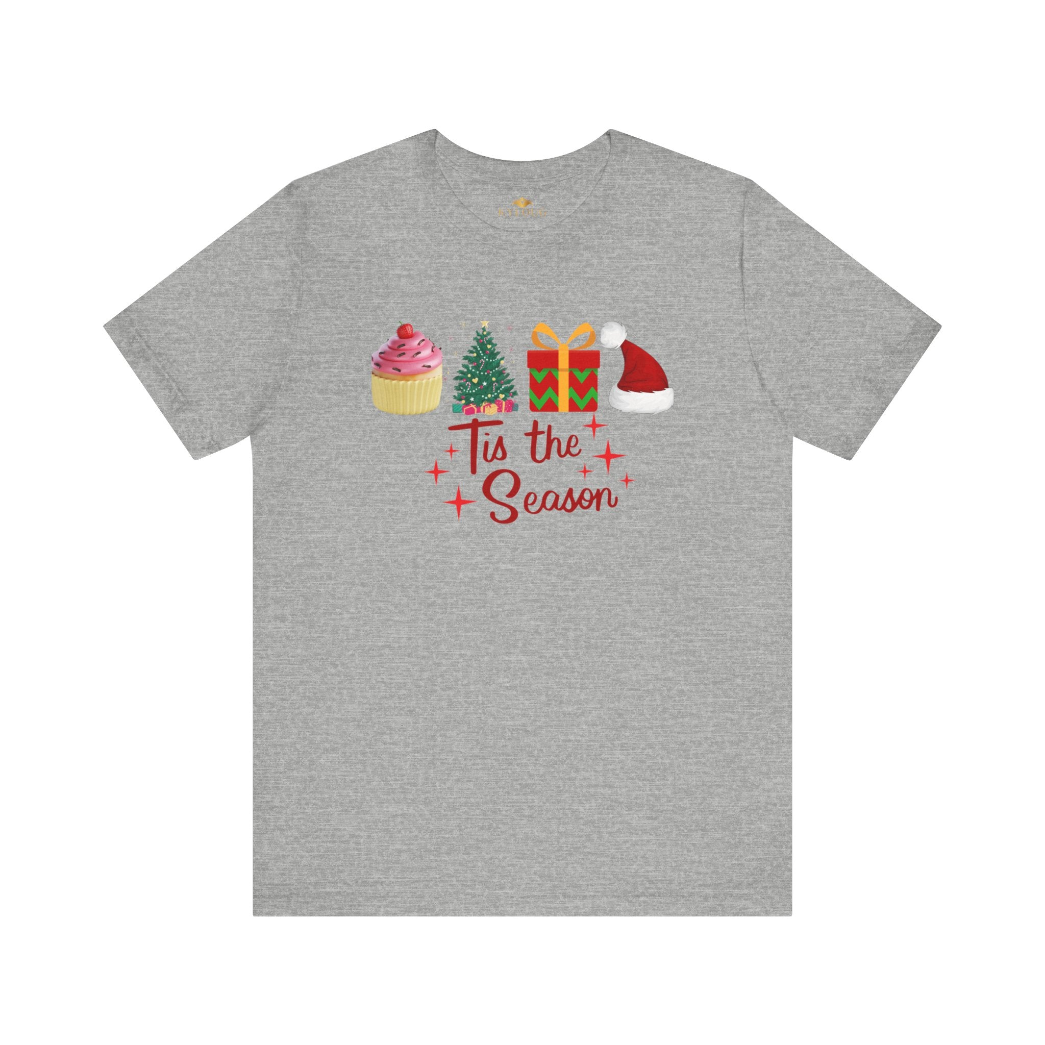 Women Christmas season special half sleeve round neck Tee