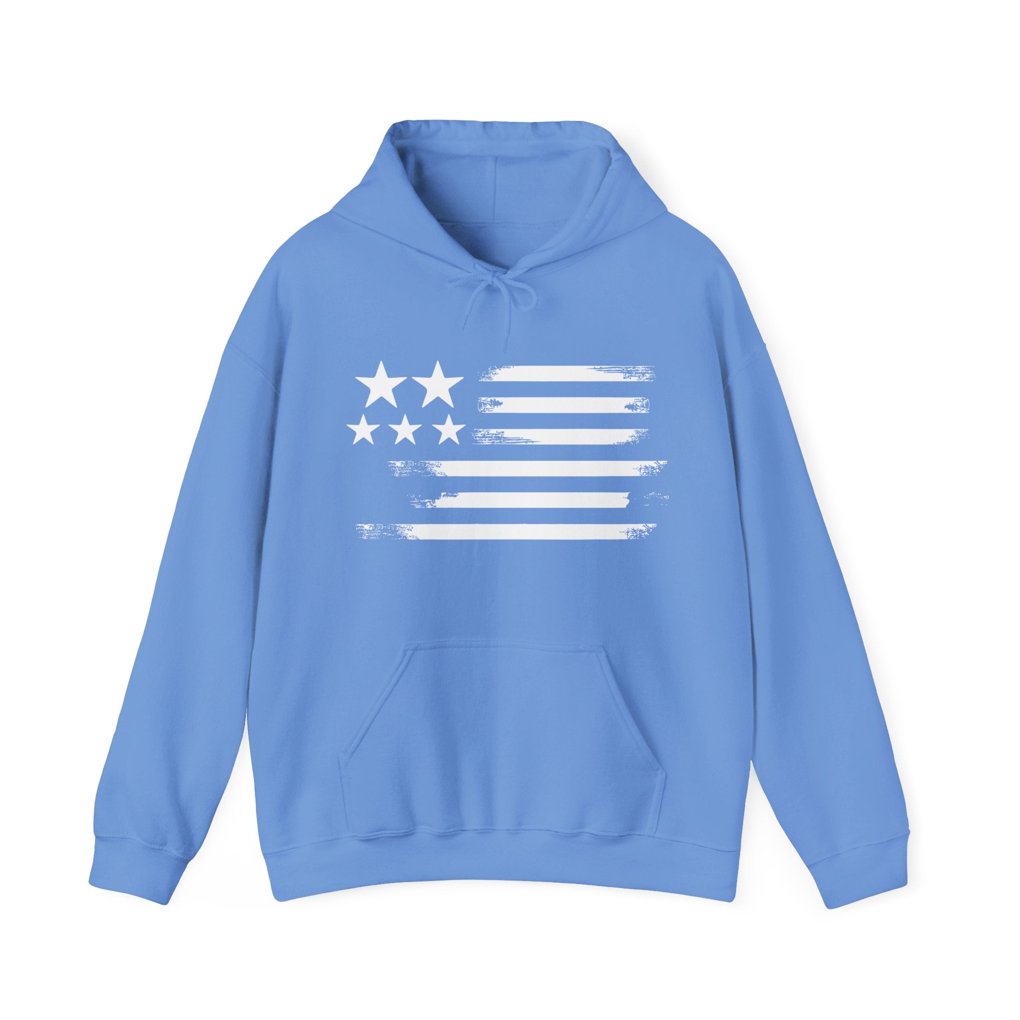 USA Flag Printed Design Hoodie for women