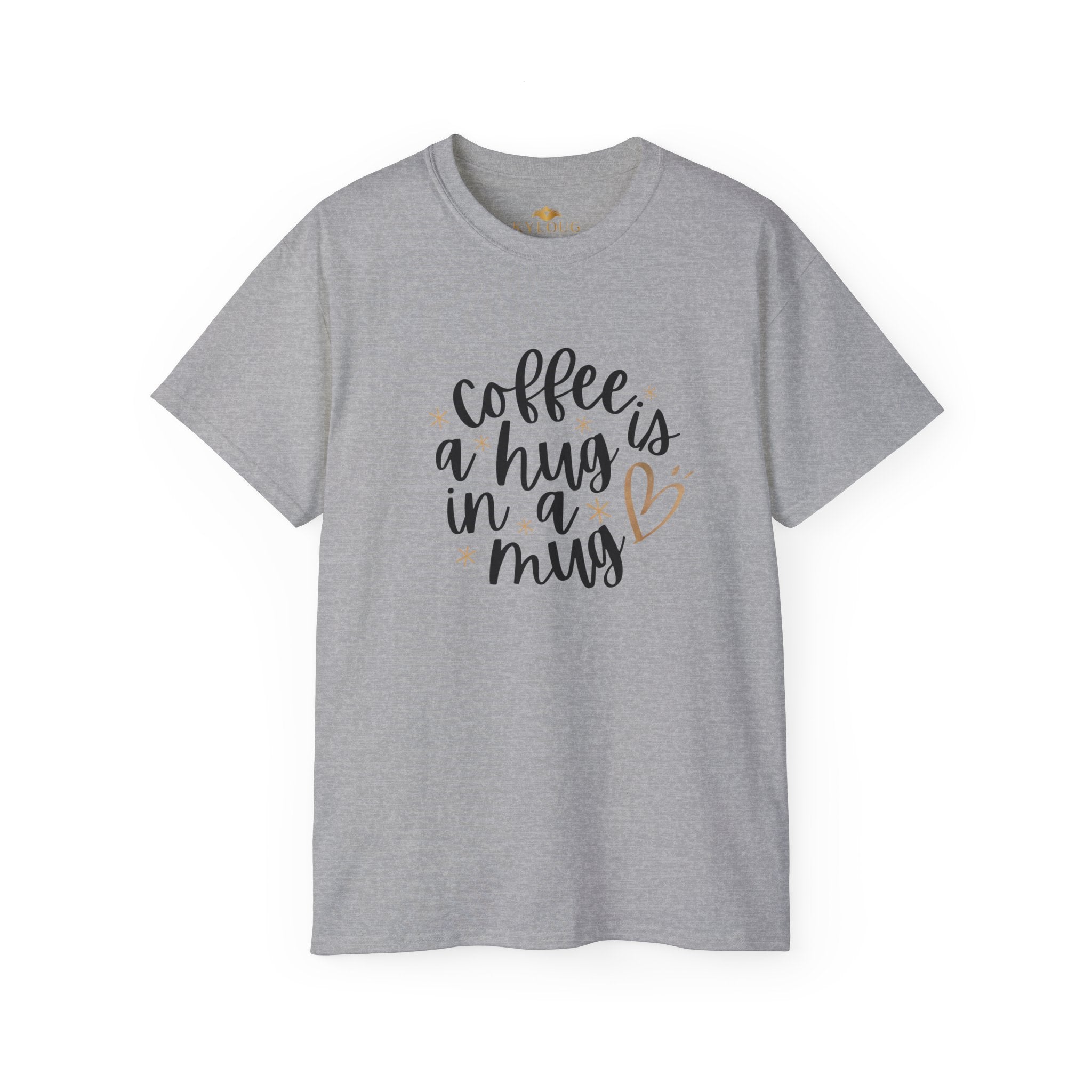 Women coffee lover graphic printed classic fit round neck T-Shirt