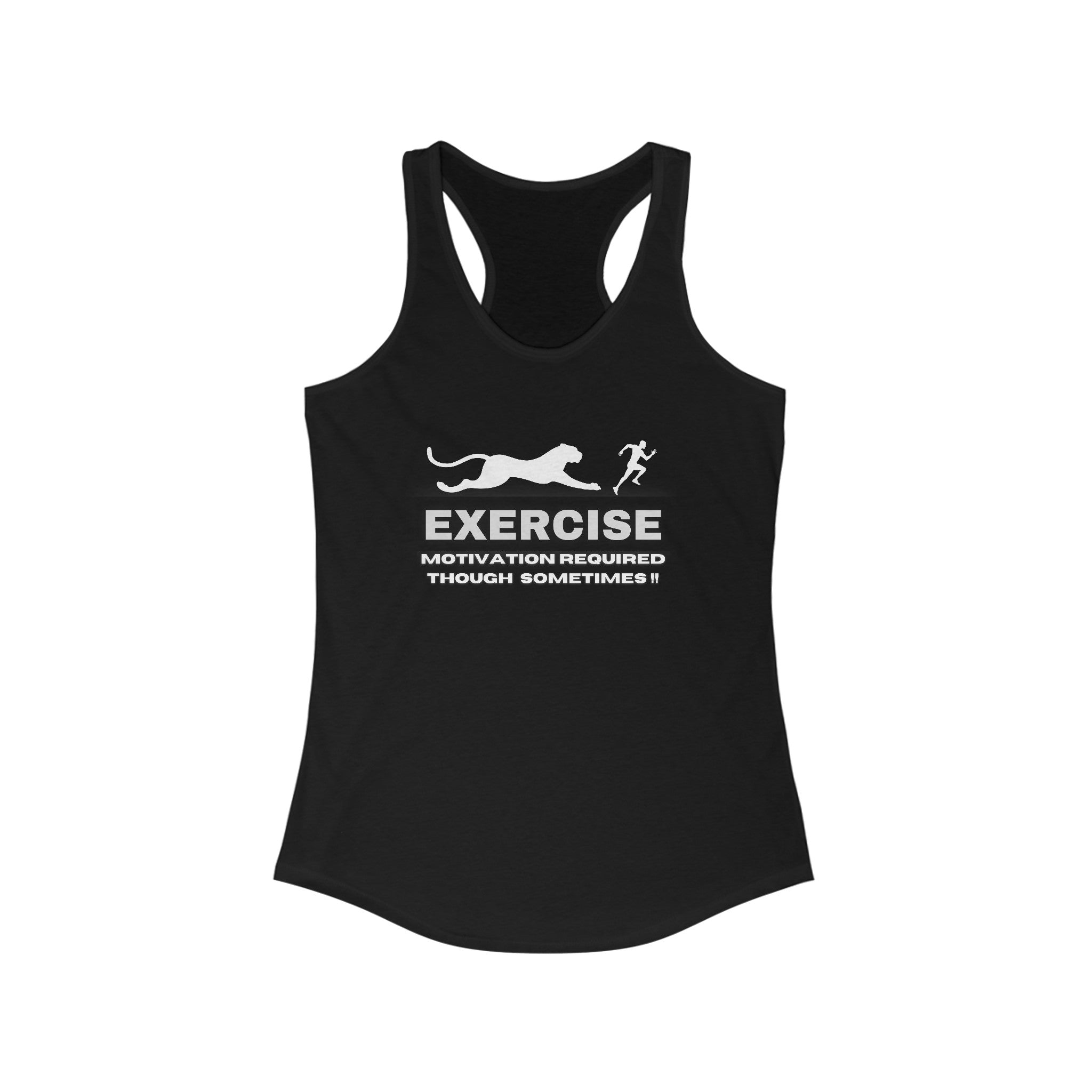 Exercise Women's Racerback slim fit Tank Top.