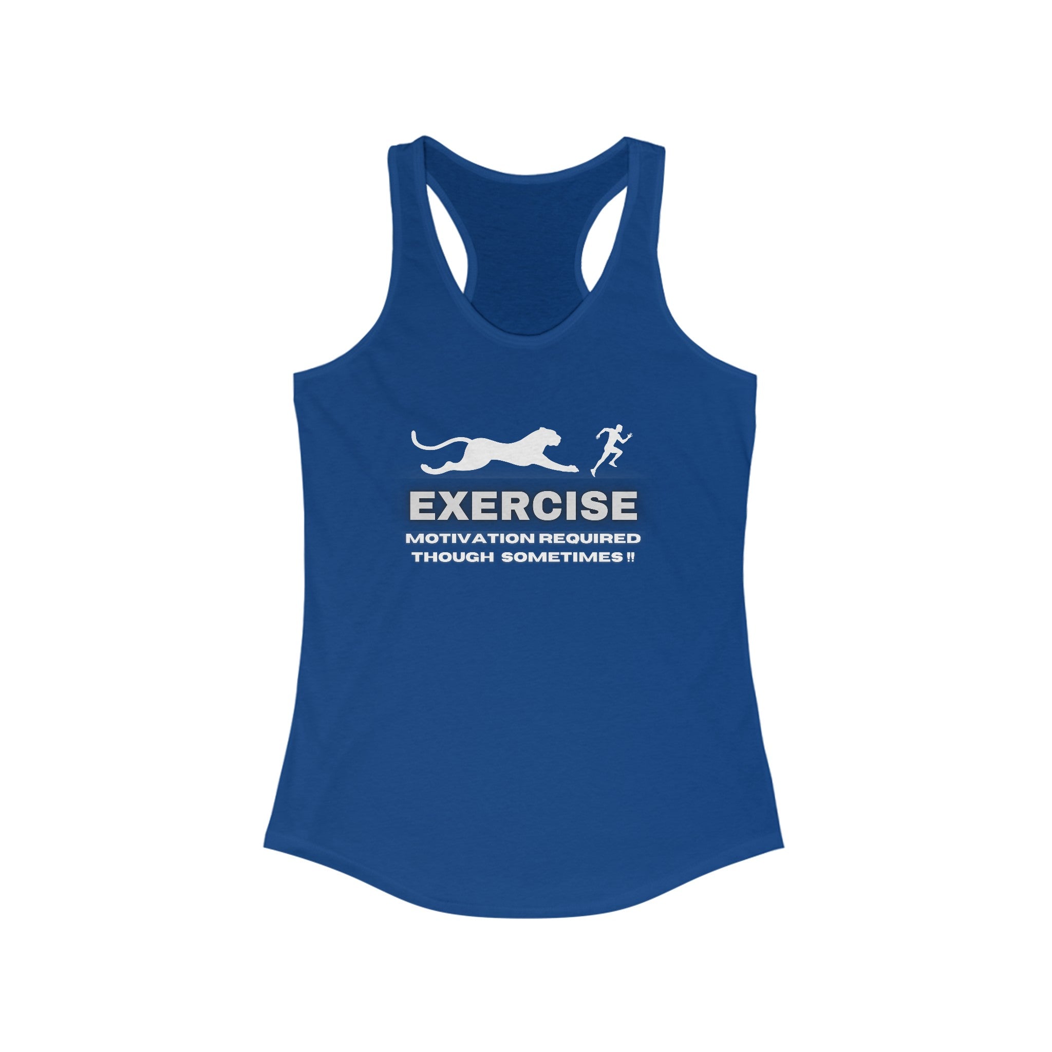 Exercise Women's Racerback slim fit Tank Top.