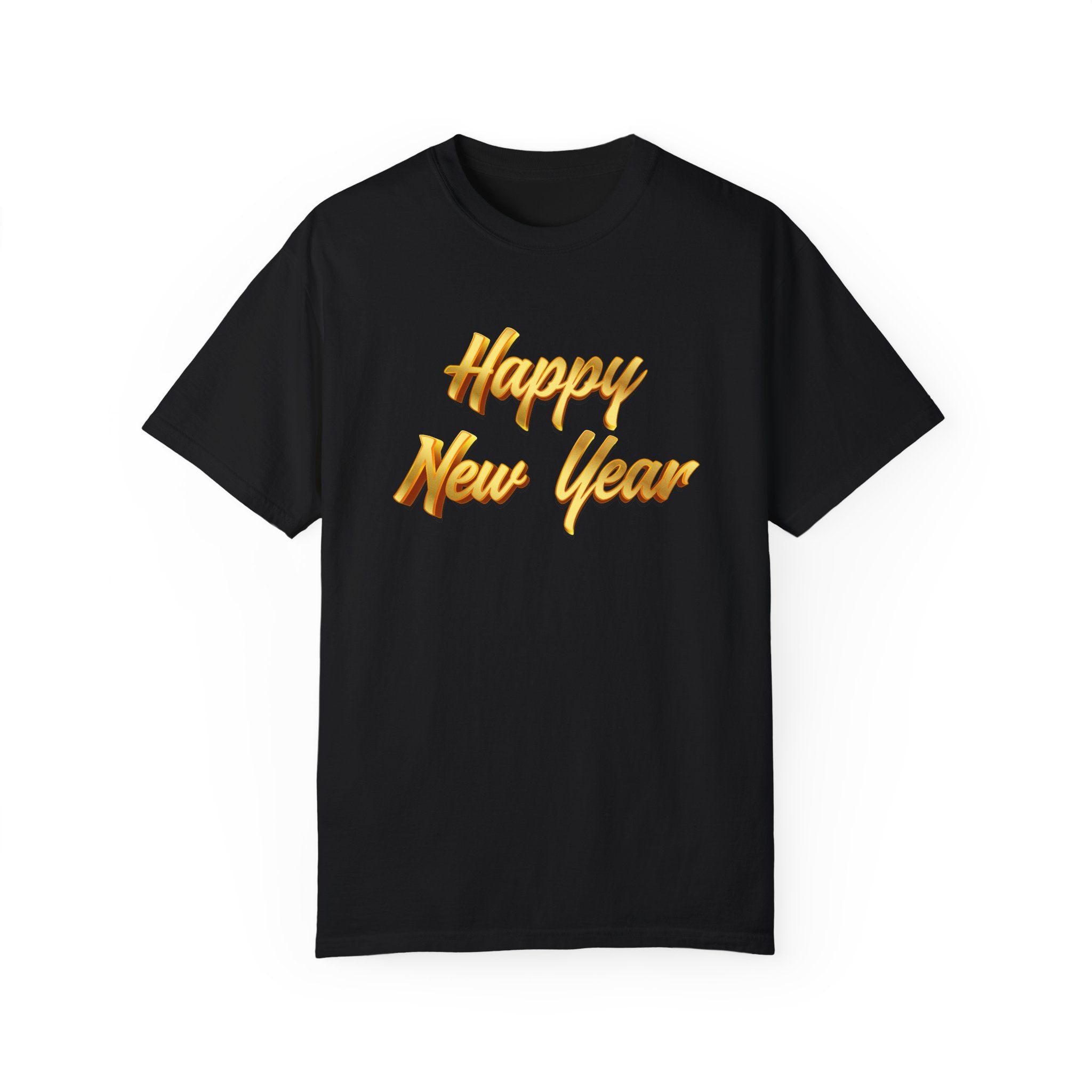 Women new year season special half sleeve comfort fit round neck T-Shirt.