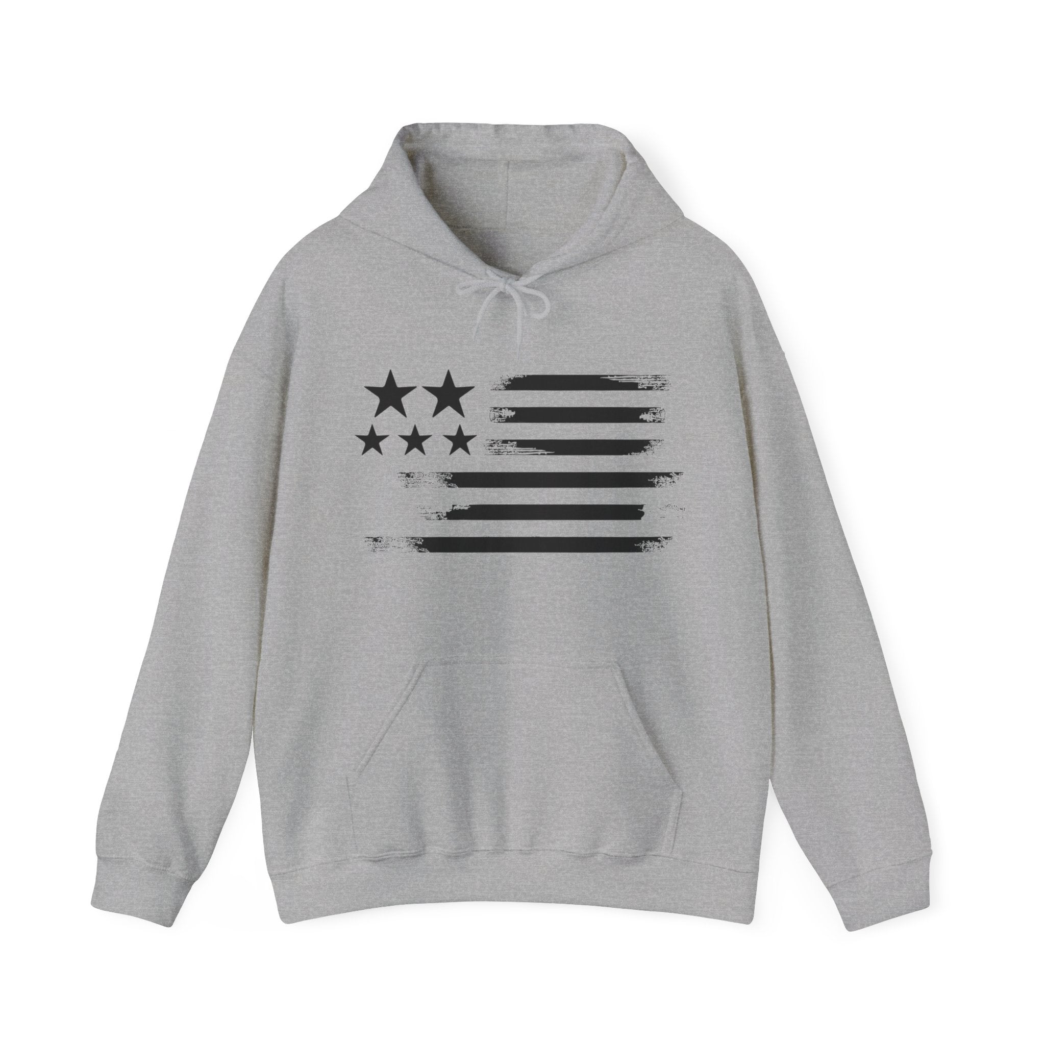 USA Flag Printed Design Hoodie for women