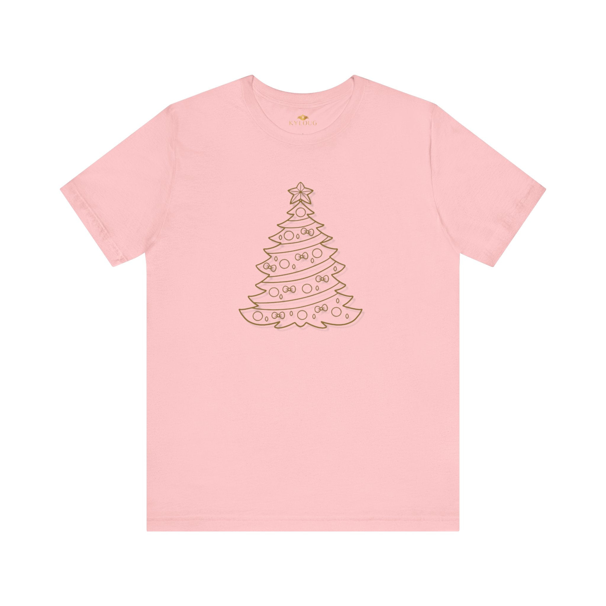 Women Christmas season special half sleeve round neck Tee