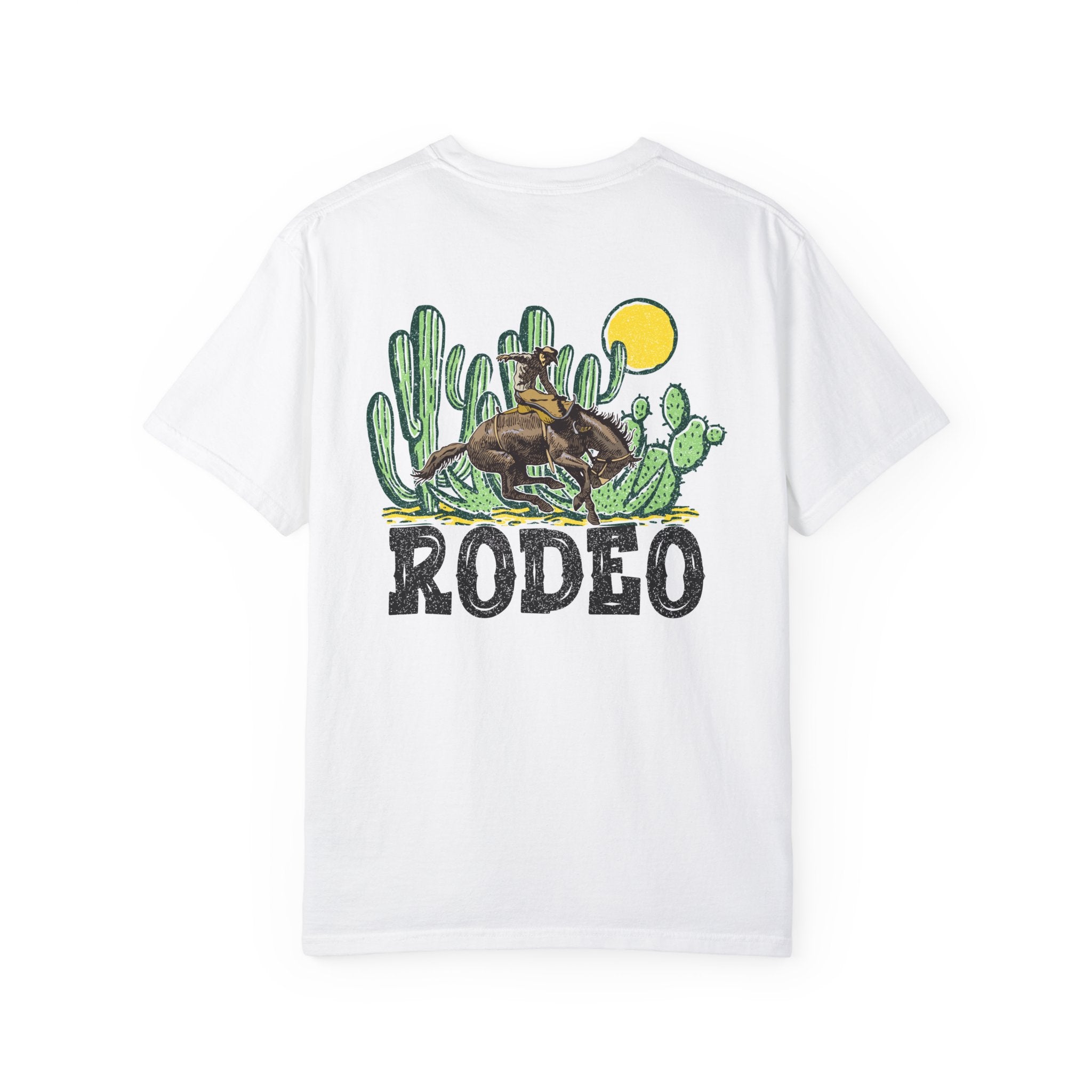 Rodeo oversized only backprint round neck T-shirt unisex