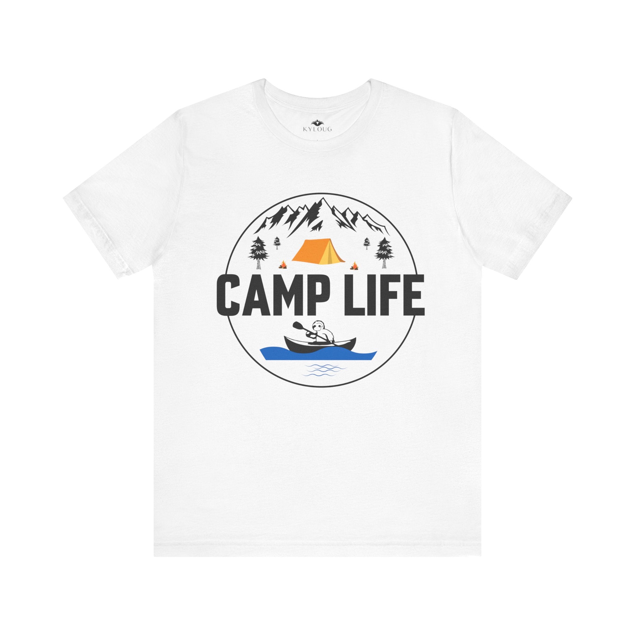 Camping summer round neck men, women T-Shirt