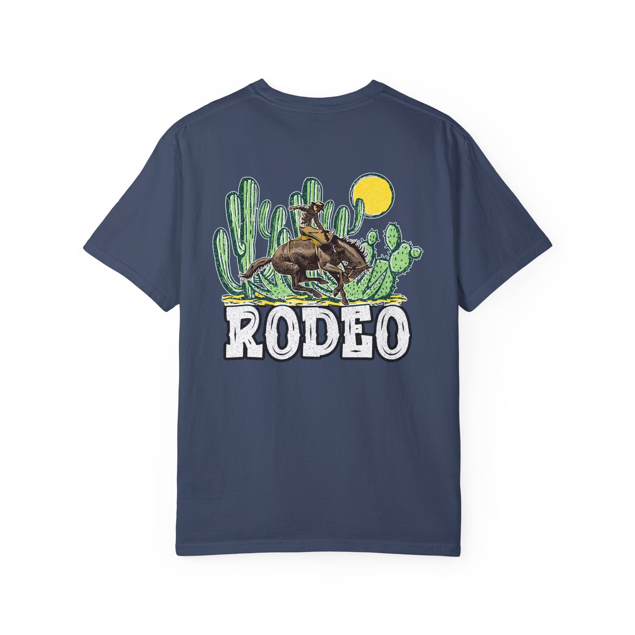 Rodeo oversized only backprint round neck T-shirt unisex