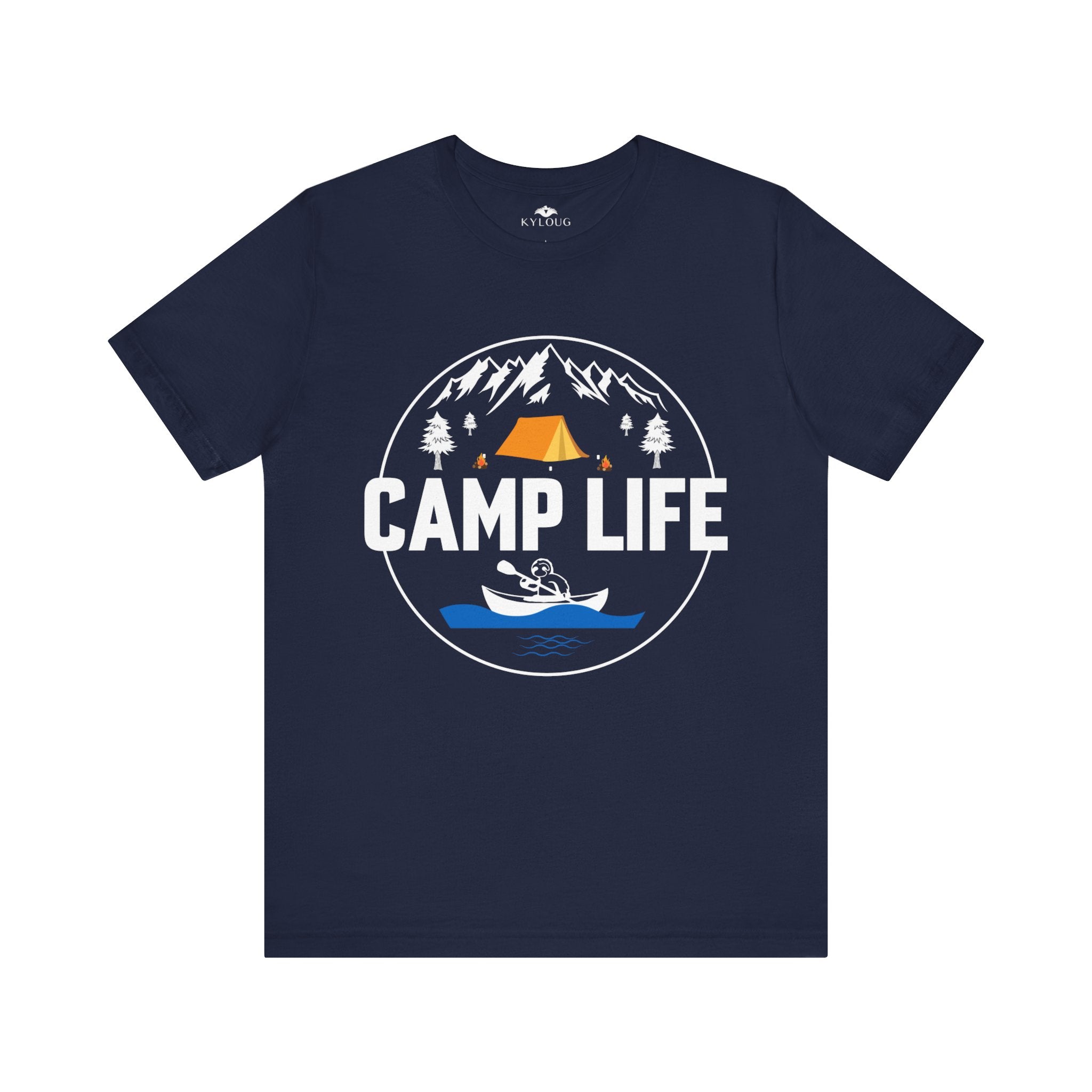 Camping summer round neck men, women T-Shirt